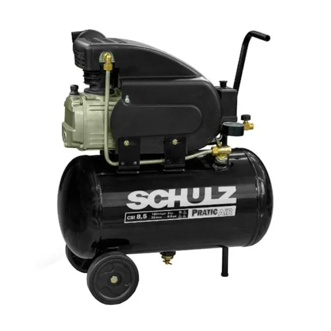 Compressor de Ar 8,5 Pés 25 Litros 2HP Monofásico CSI8.5/25 SCHULZ