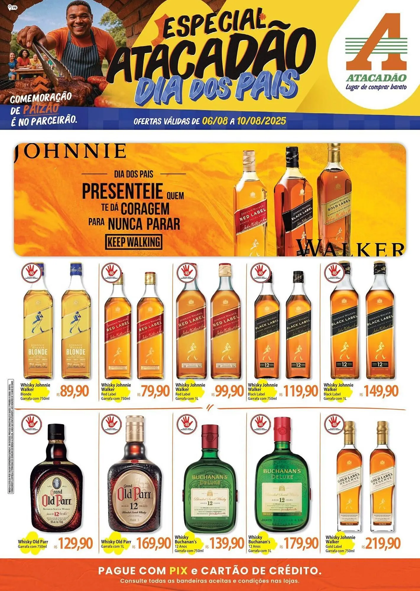 Encarte de Catálogo Atacadão 6 de agosto até 10 de agosto 2025 - Pagina 1