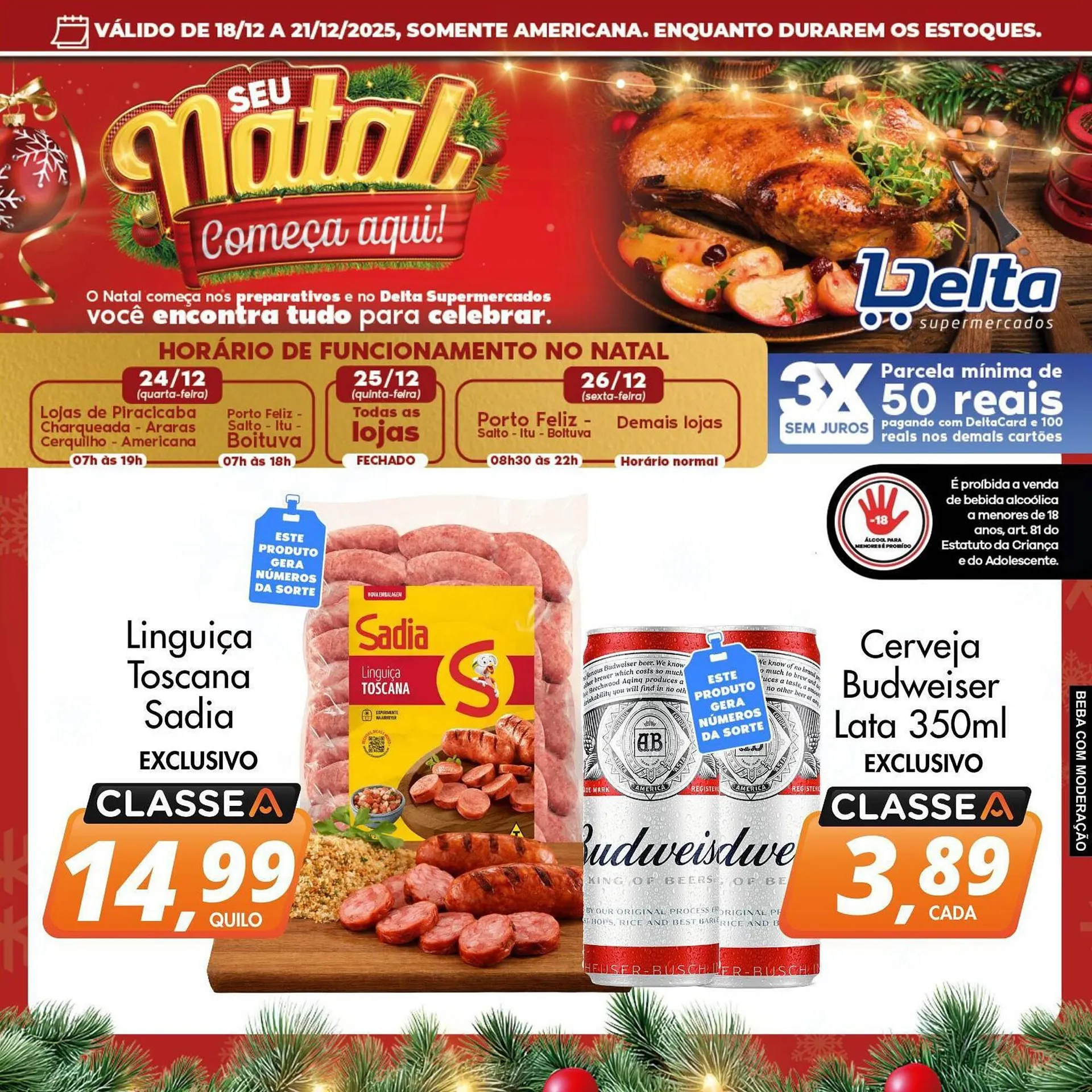 Encarte de Catálogo Delta Supermercados 18 de dezembro até 21 de dezembro 2025 - Pagina 2