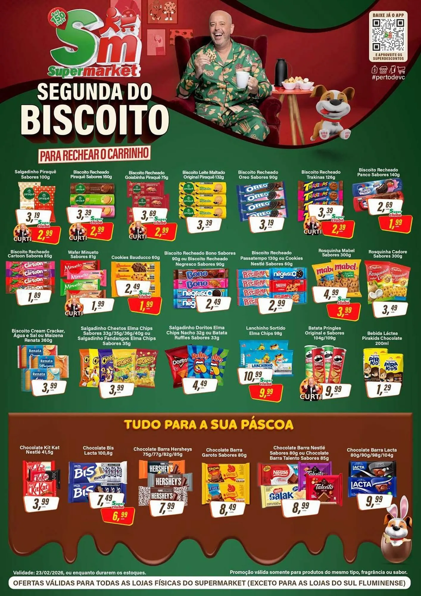 Encarte de Encarte Rede Supermarket 23 de fevereiro até 23 de fevereiro 2026 - Pagina 1