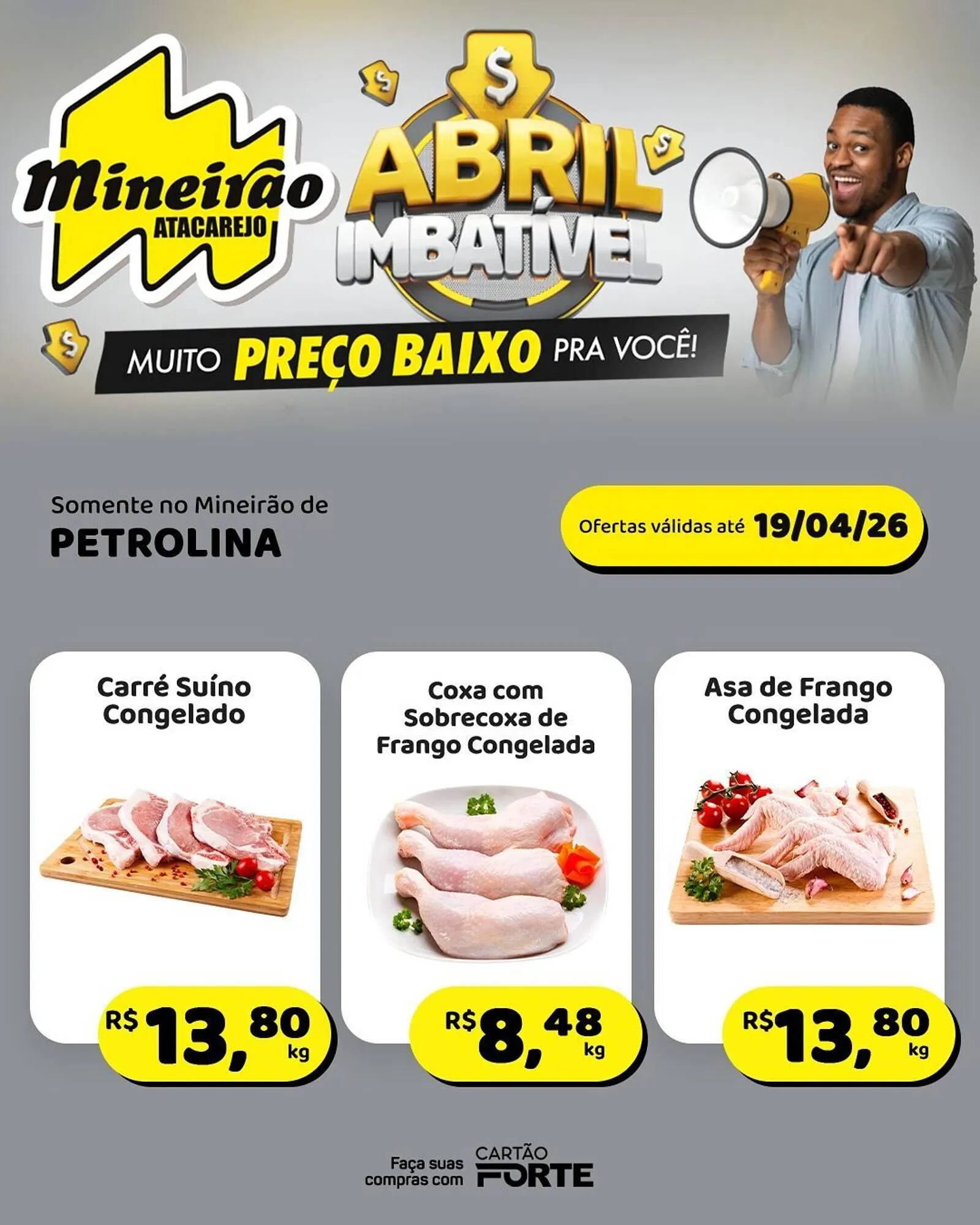 Encarte de Folheto Mineirão Atacarejo 13 de abril até 19 de abril 2026 - Pagina 1