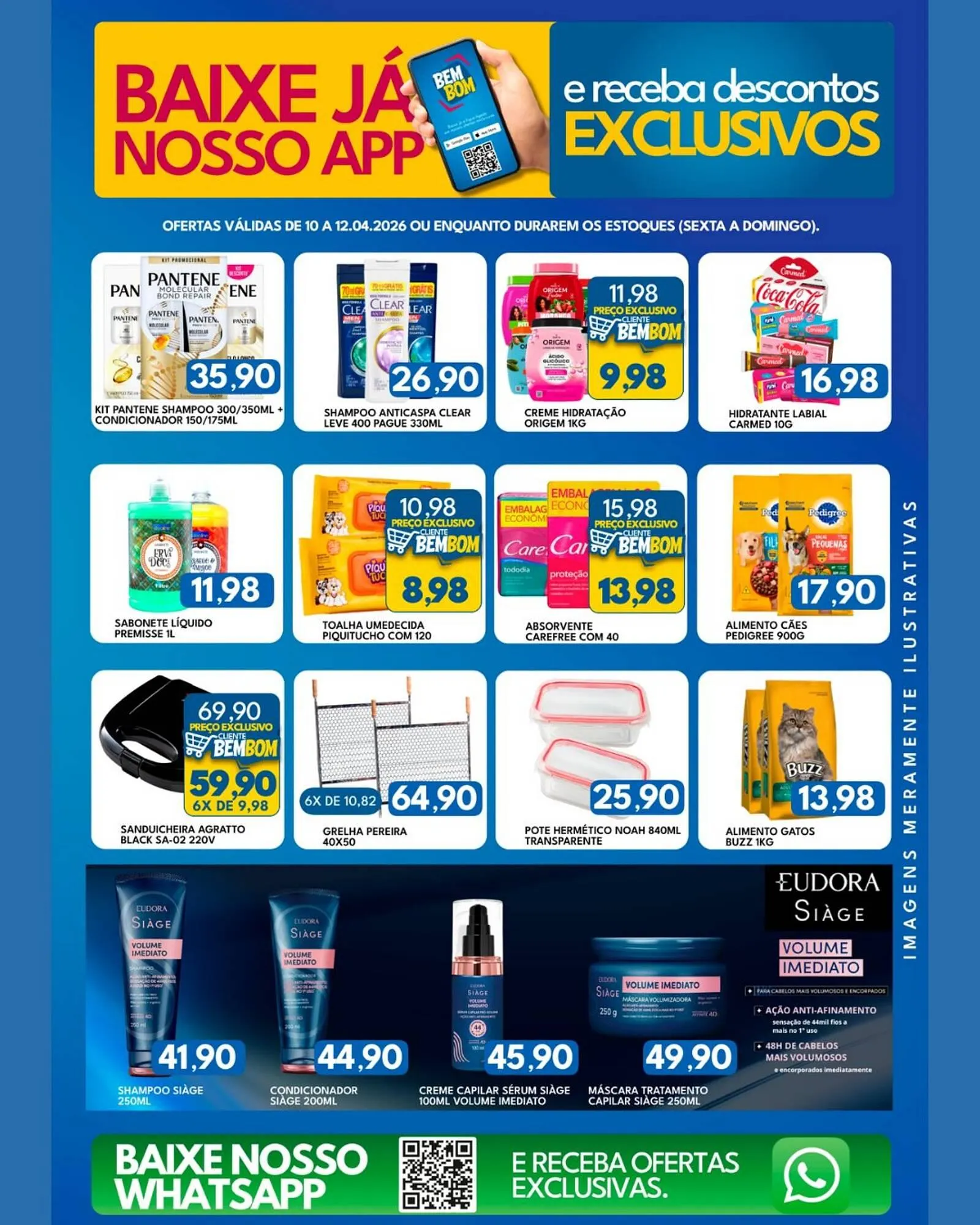 Encarte de Catálogo Rancho Bom Supermercados 10 de abril até 12 de abril 2026 - Pagina 3