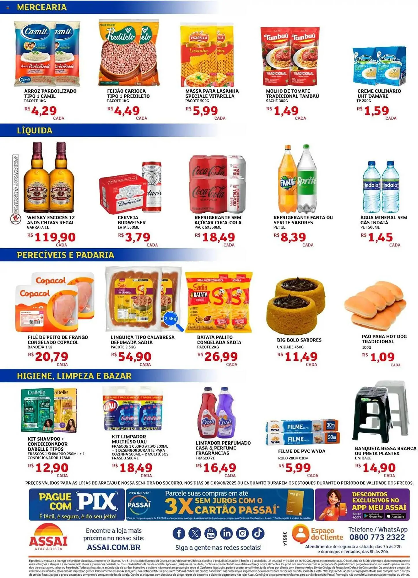 Encarte de Catálogo Assaí Atacadista 8 de agosto até 9 de agosto 2025 - Pagina 2