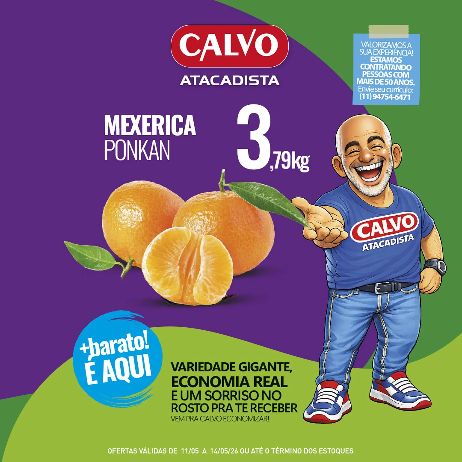 Encarte de Folheto Calvo Atacadista 11 de maio até 14 de maio 2026 - Pagina 2