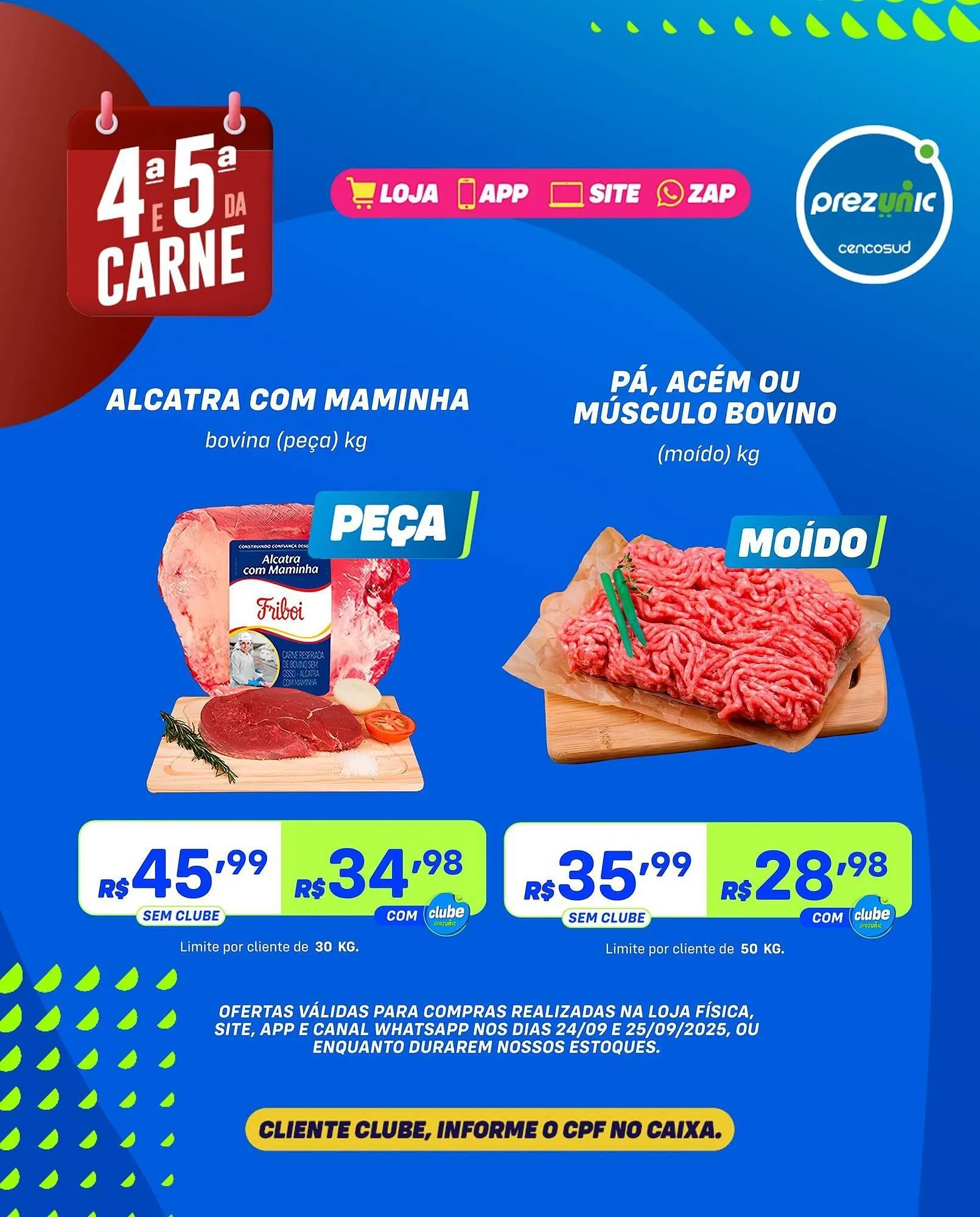 Encarte de Encarte Prezunic 24 de setembro até 25 de setembro 2025 - Pagina 1