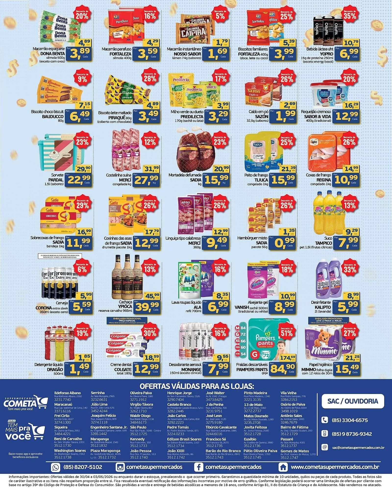 Encarte de Encarte Cometa Supermercados 29 de abril até 3 de maio 2026 - Pagina 2