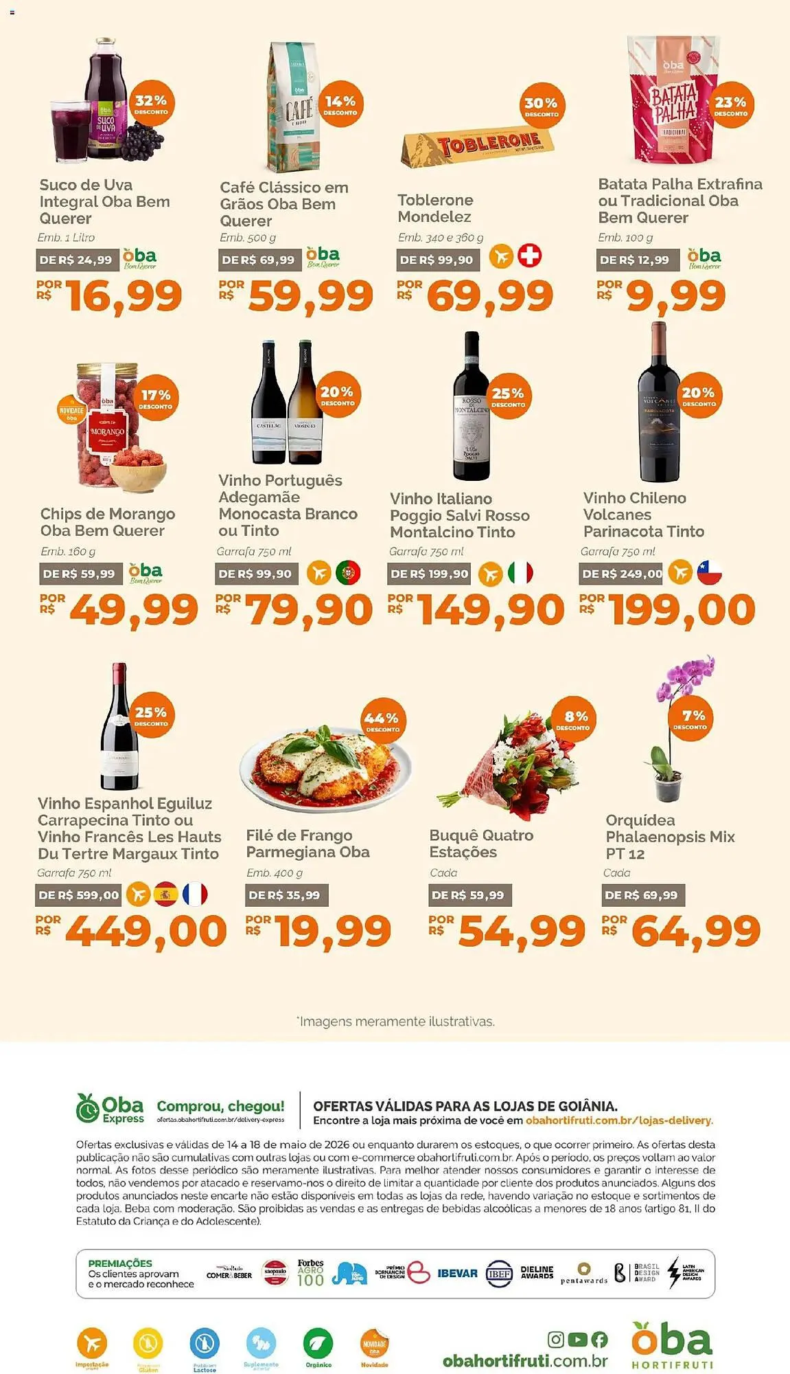 Encarte de Folheto Oba Hortifruti 14 de maio até 18 de maio 2026 - Pagina 5