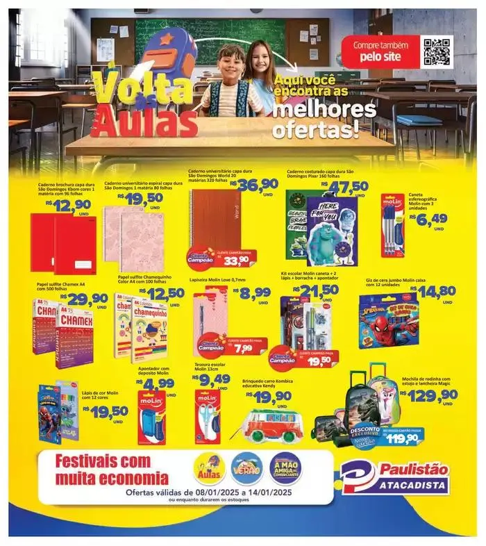 Encarte de Revista Quinzenal Paulistão Atacadista 9 de janeiro até 24 de janeiro 2025 - Pagina 1