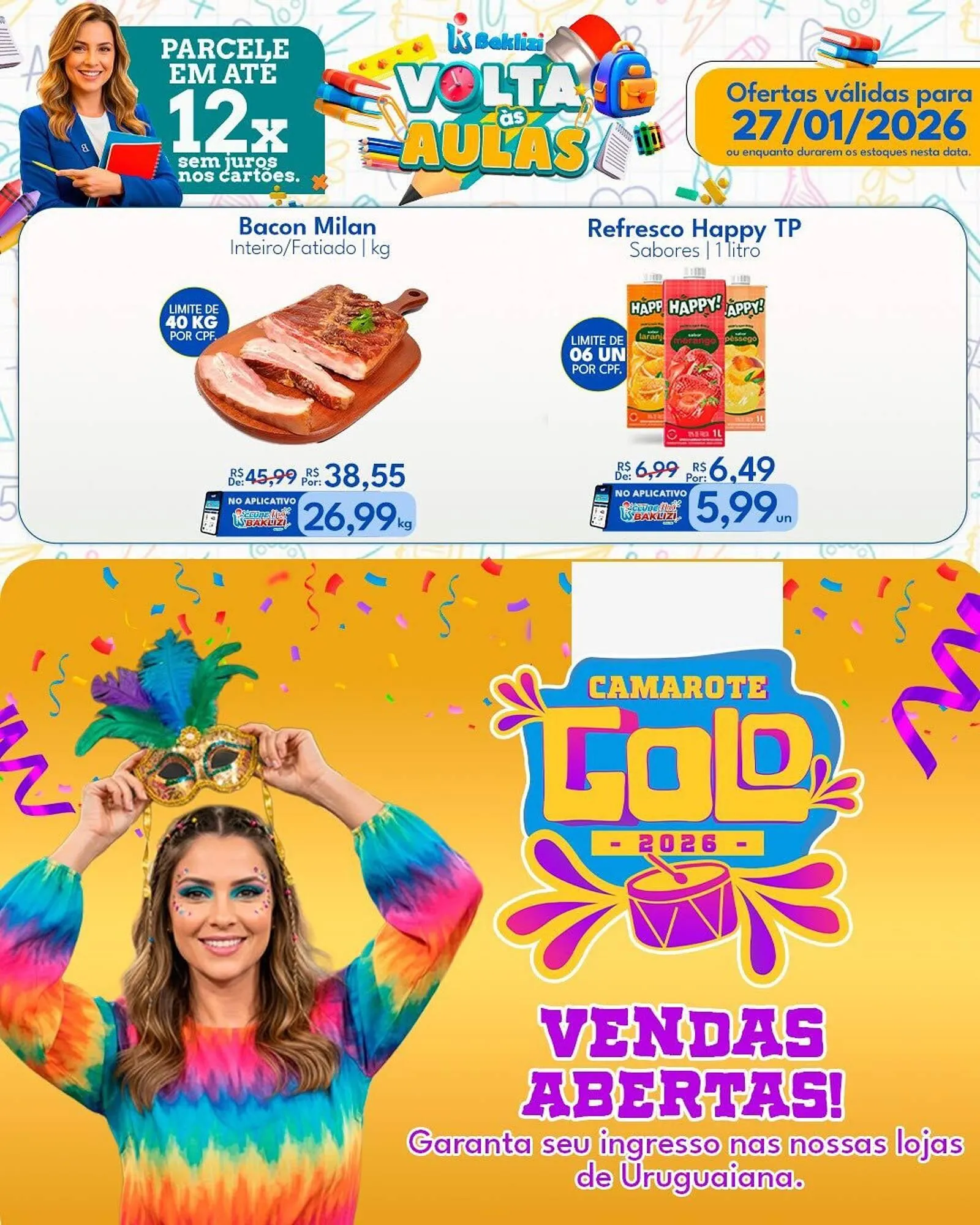 Encarte de Catálogo Supermercados Baklizi 27 de janeiro até 27 de janeiro 2026 - Pagina 3