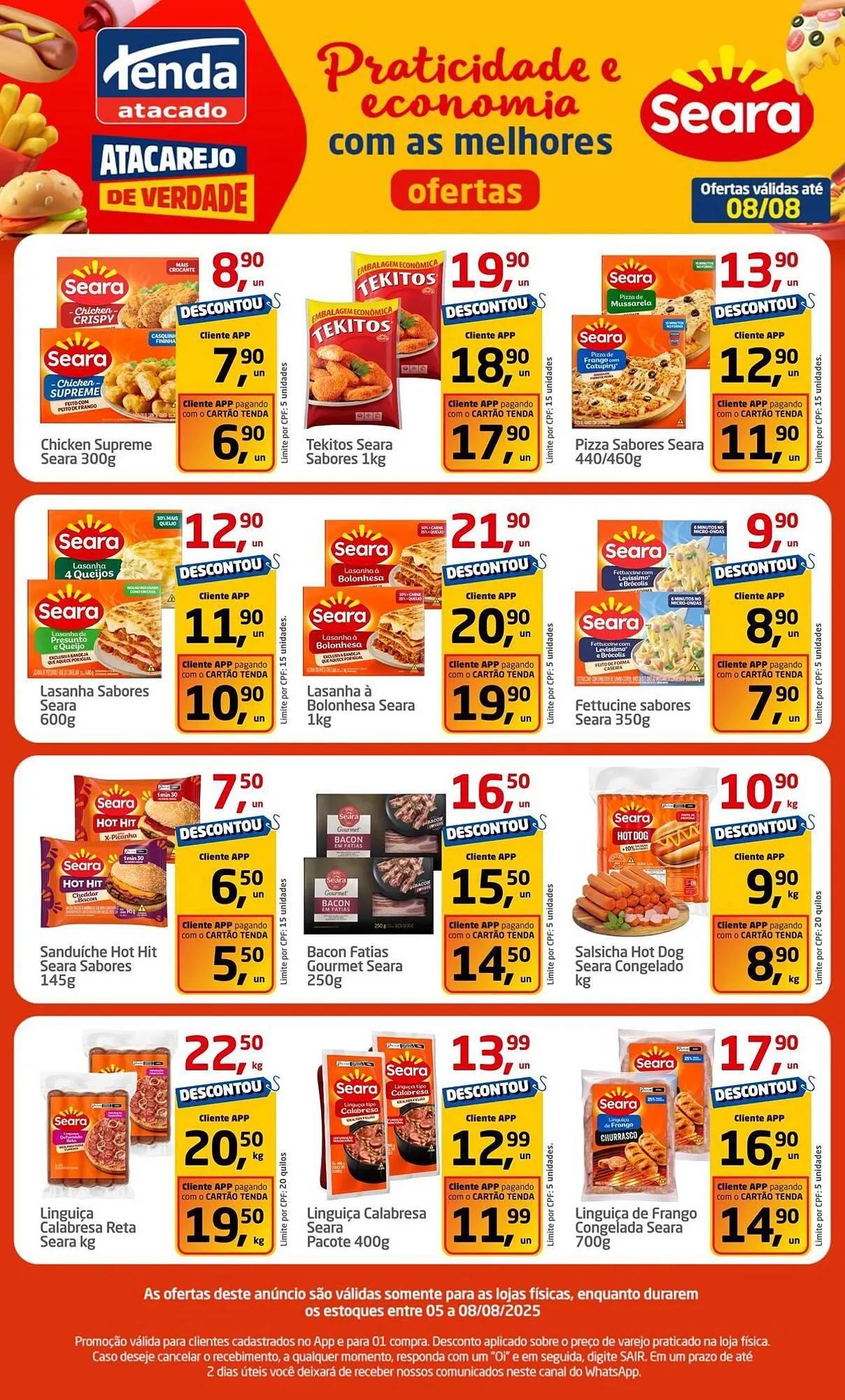 Encarte de Catálogo Tenda Atacado 5 de agosto até 8 de agosto 2025 - Pagina 1