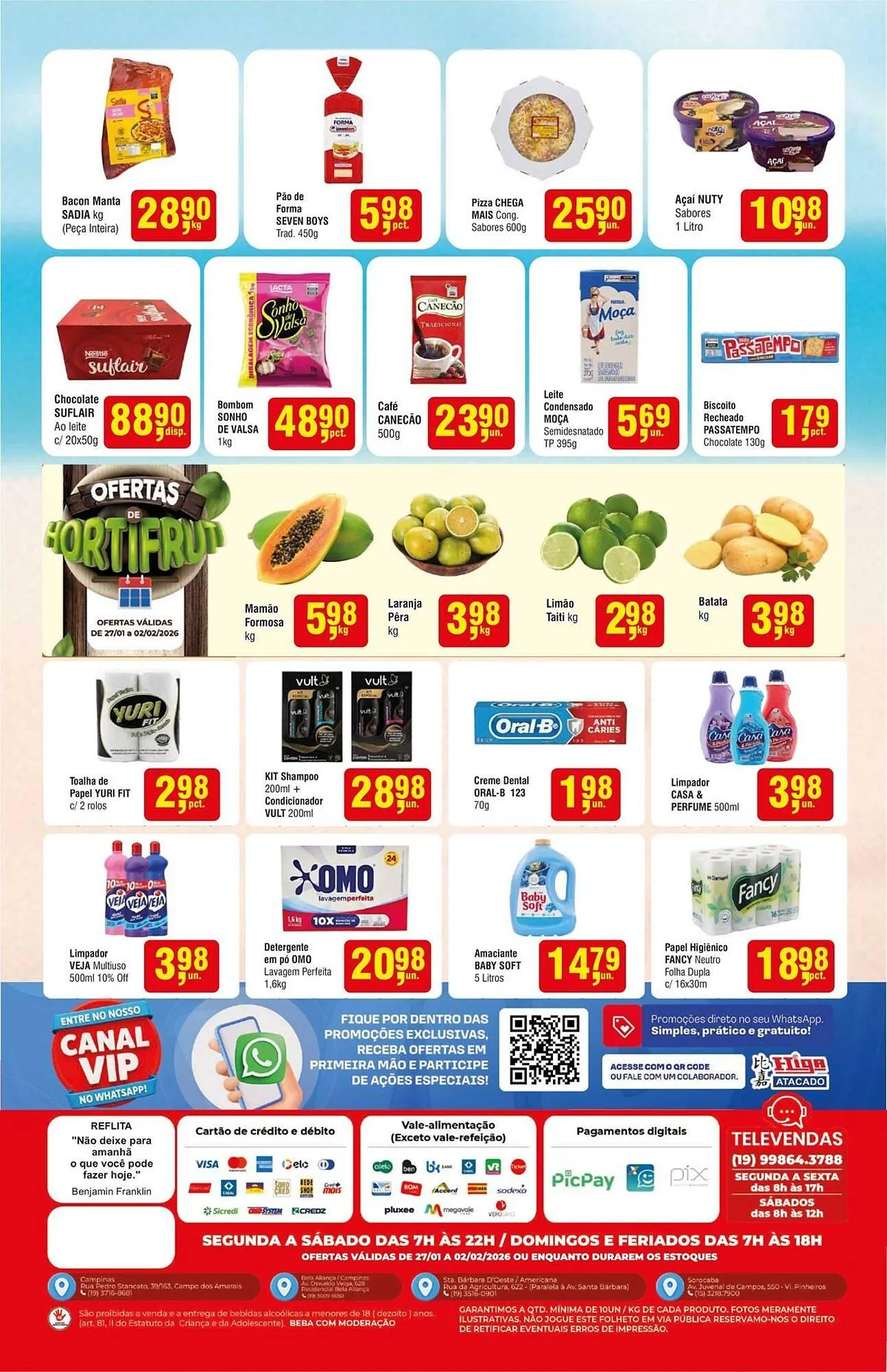 Encarte de Folheto Higa Atacado 27 de janeiro até 2 de fevereiro 2026 - Pagina 2