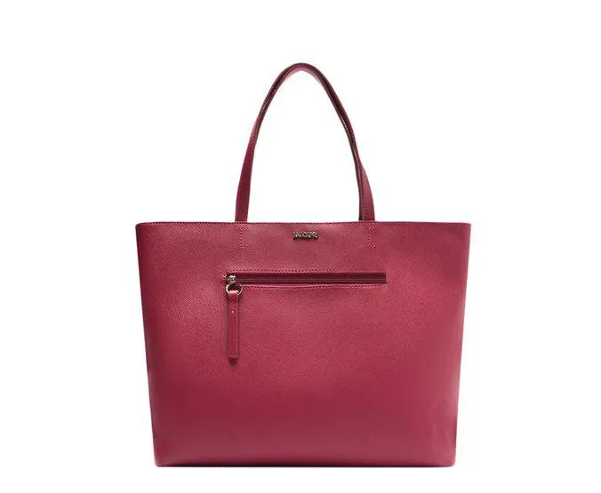 Bolsa Shopping Grande Rosa Safiano