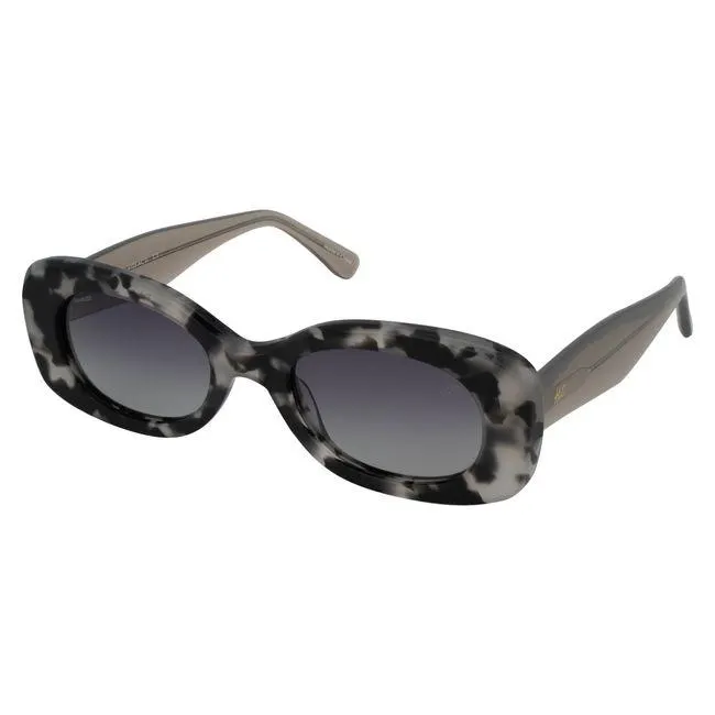 Óculos de sol Hit, modelo 1 4105, cor Cinza Marmorizado, tamanho 52