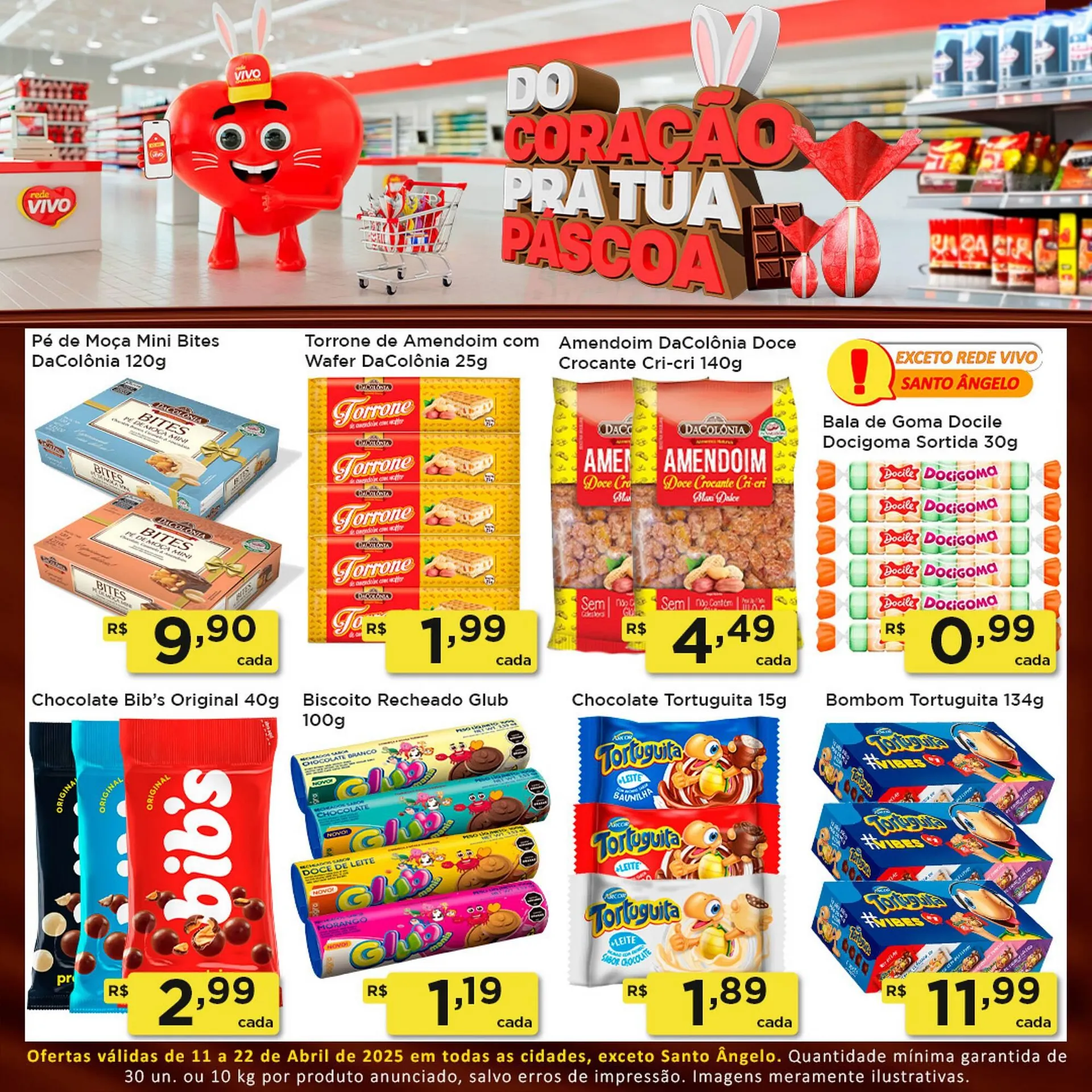 Encarte de Catálogo Rede Vivo 11 de abril até 22 de abril 2025 - Pagina 1