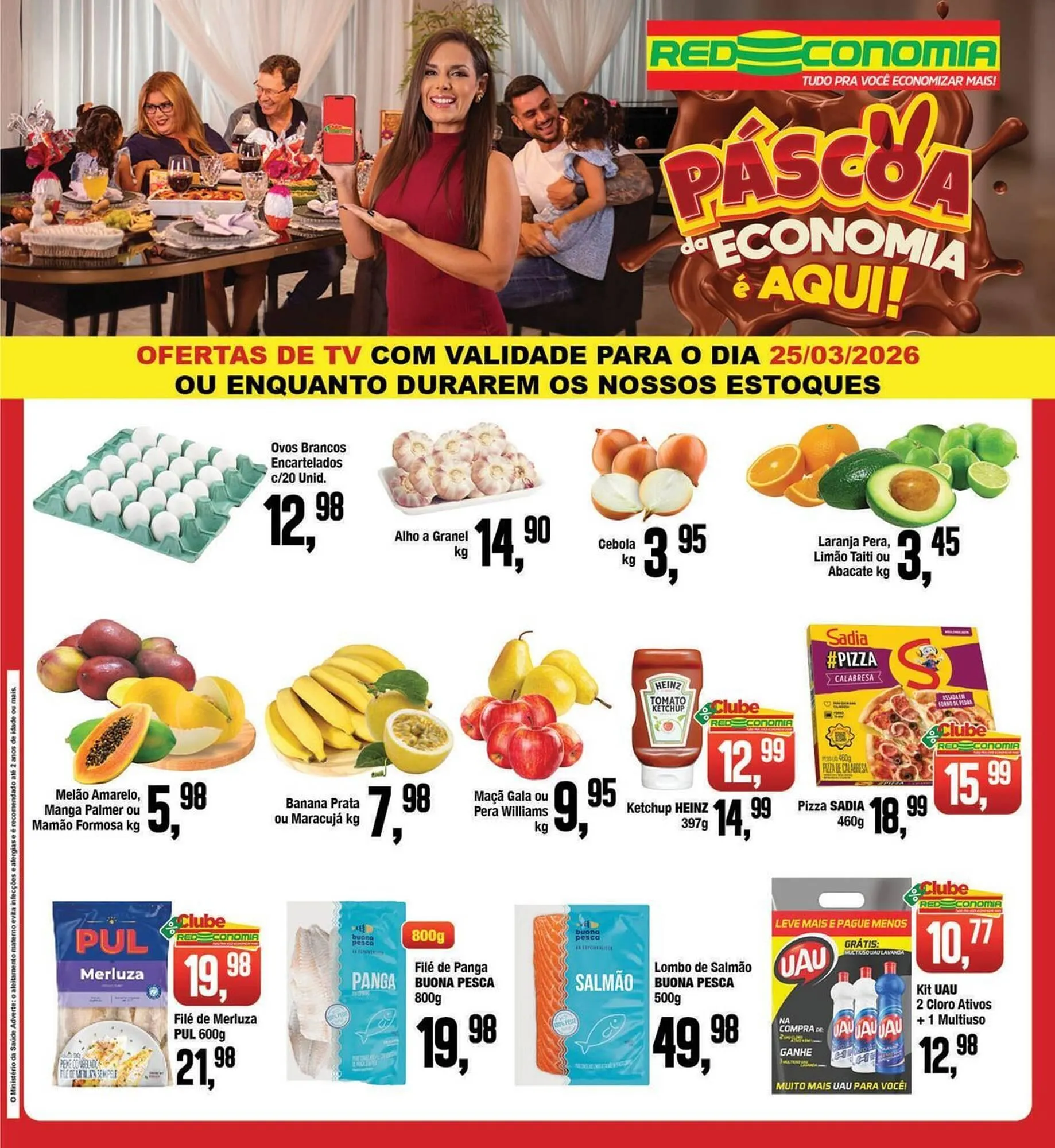 Encarte de Encarte Rede Economia 25 de março até 25 de março 2026 - Pagina 1