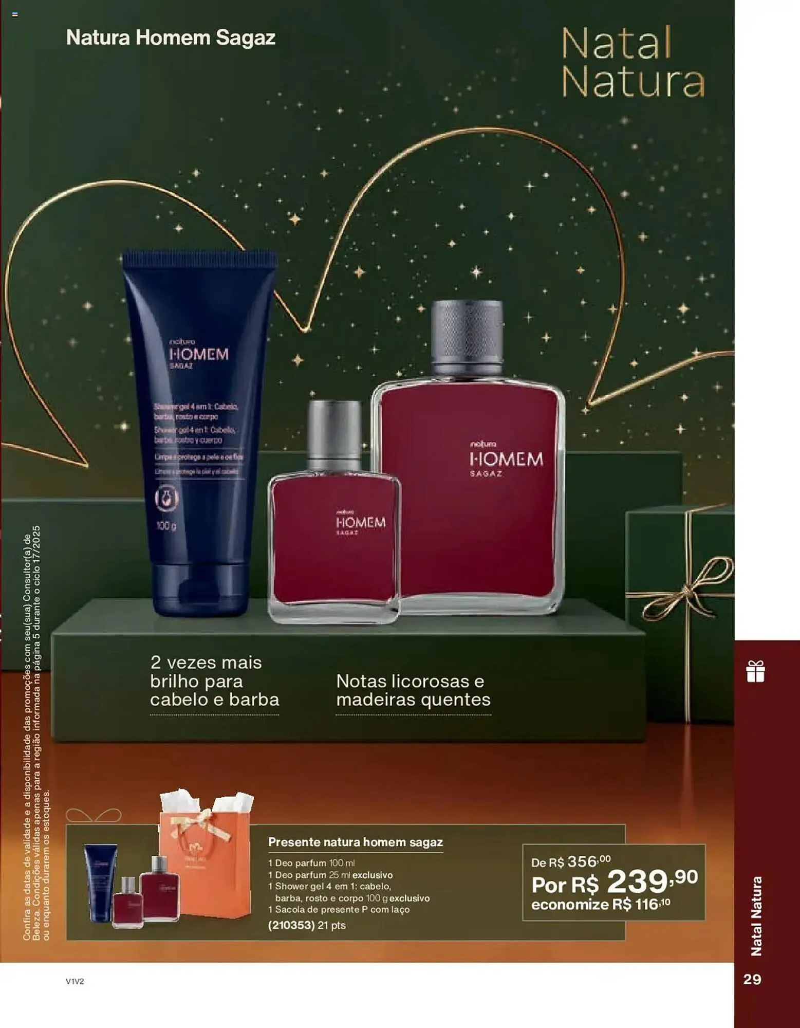 Encarte de Catálogo Natura 14 de outubro até 4 de novembro 2025 - Pagina 29
