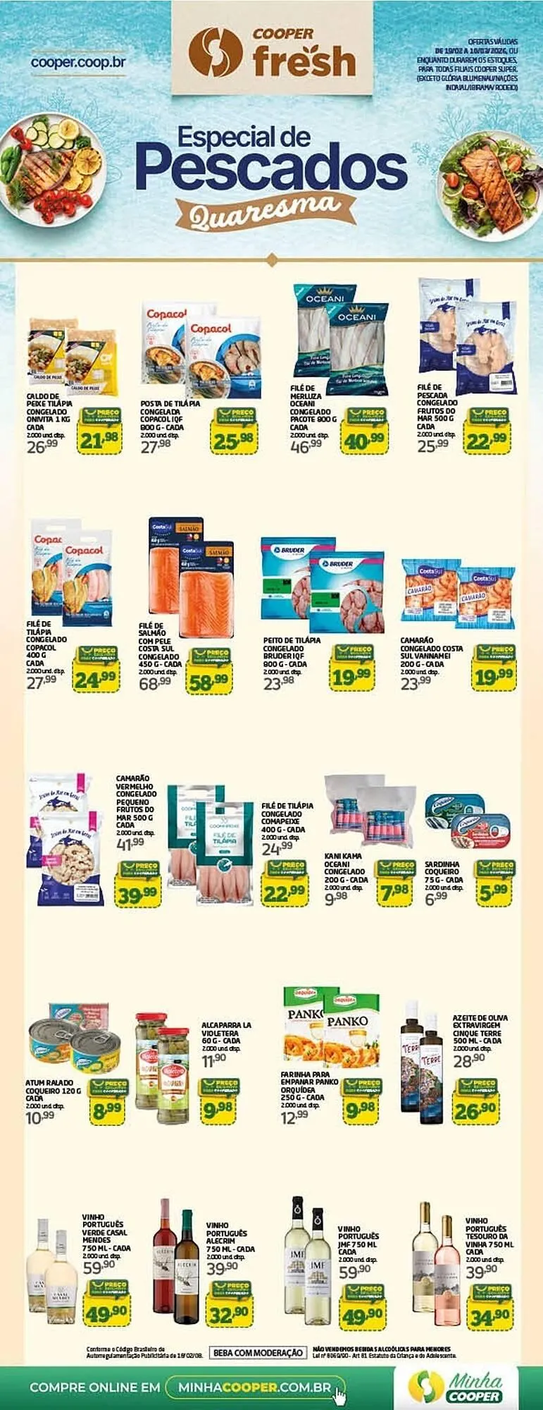 Encarte de Tabloide Cooper 19 de fevereiro até 10 de março 2026 - Pagina 1