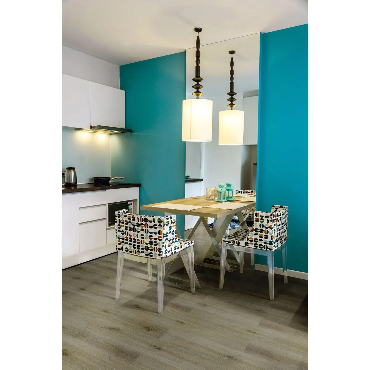 Piso Vinílico Colado Injoy Calêndula Rústico 20,8x123x0,2cm Caixa 4,09 m² Tarkett