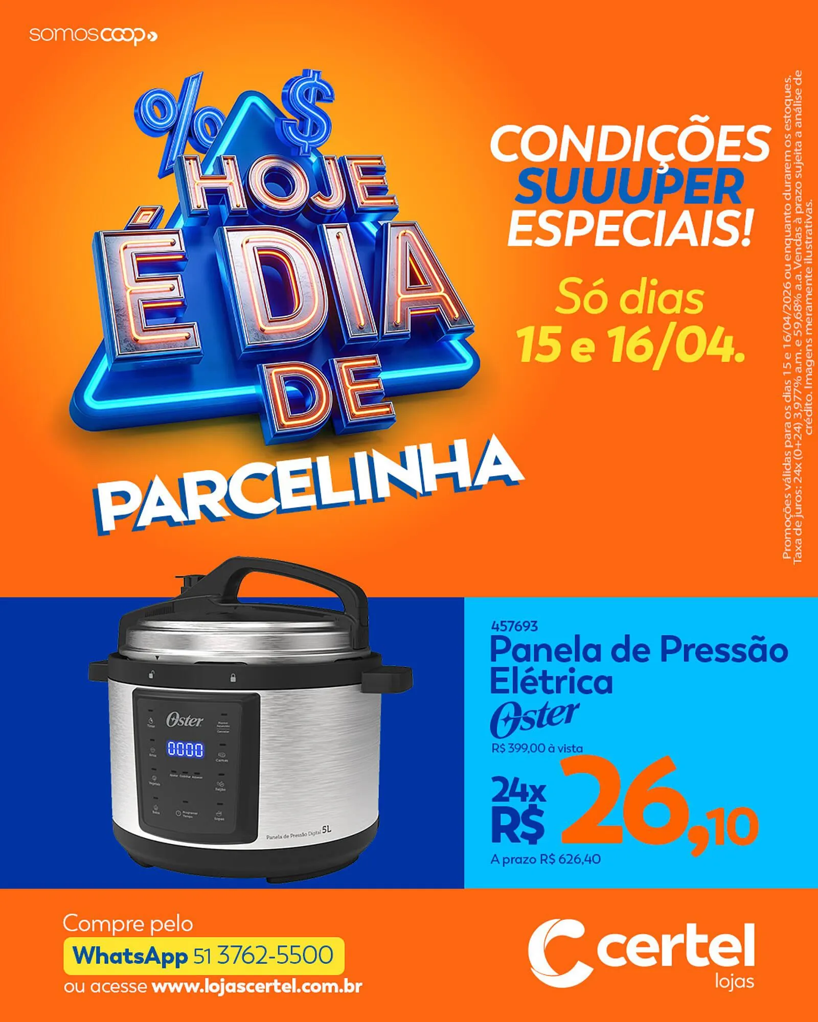 Encarte de Folheto Lojas Certel 15 de abril até 16 de abril 2026 - Pagina 4
