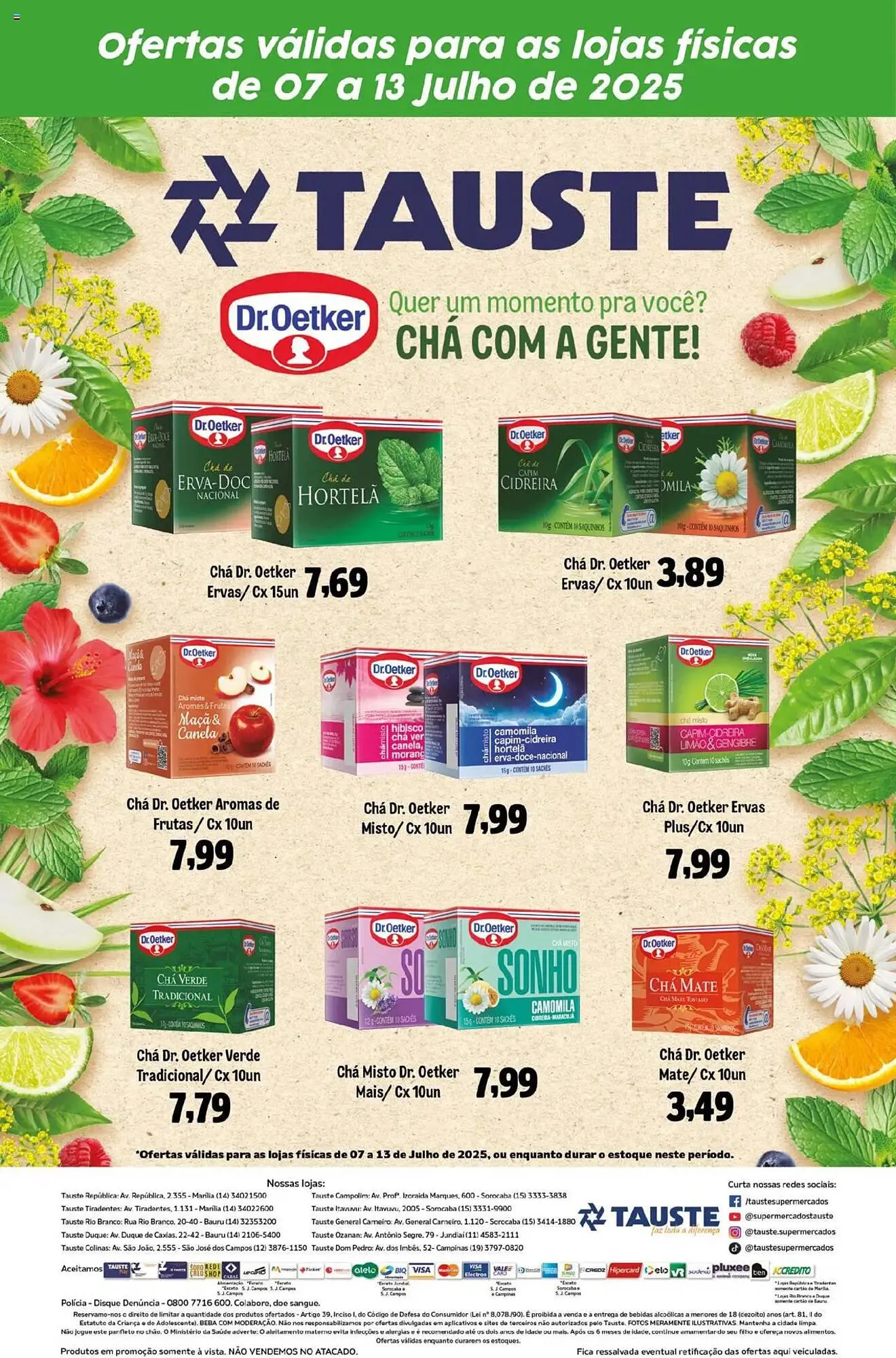 Encarte de Catálogo Supermercados Tauste 7 de julho até 14 de julho 2025 - Pagina 1