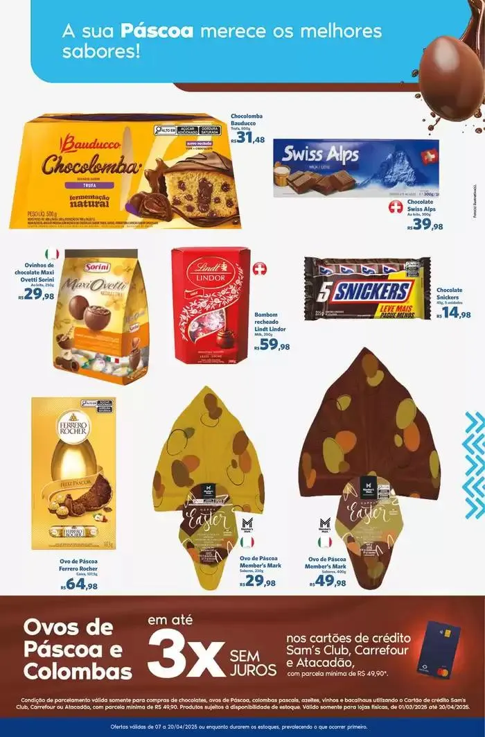 Encarte de OFERTAS PASCOA FASE 3 7 de abril até 20 de abril 2025 - Pagina 6