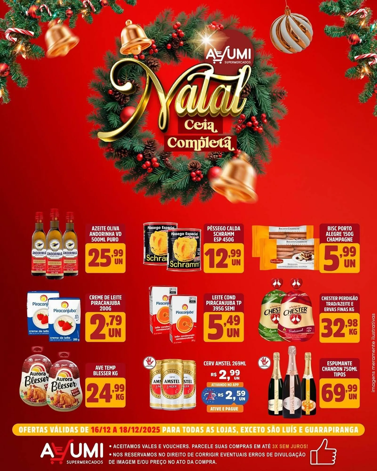 Encarte de Folheto Ayumi Supermercados 17 de dezembro até 18 de dezembro 2025 - Pagina 2