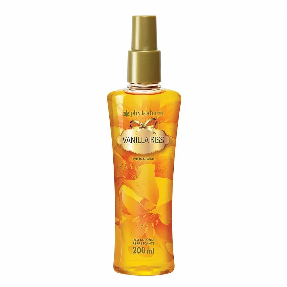 Deo Colônia Refrescante Vanilla Kiss Phyto Splash Phytoderm - Perfume Feminino - 200ml