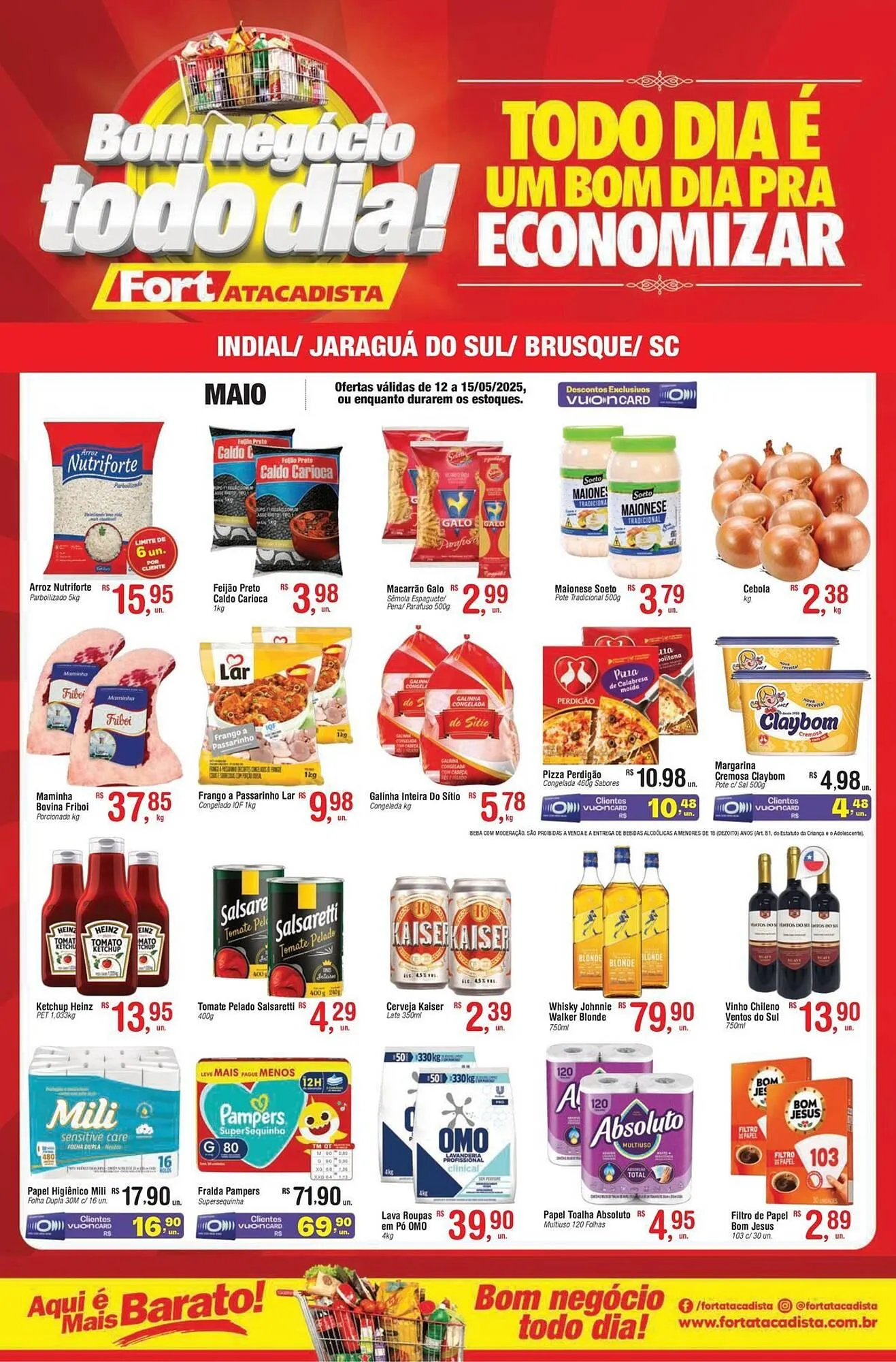 Encarte de Catálogo Fort Atacadista 12 de maio até 15 de maio 2025 - Pagina 1