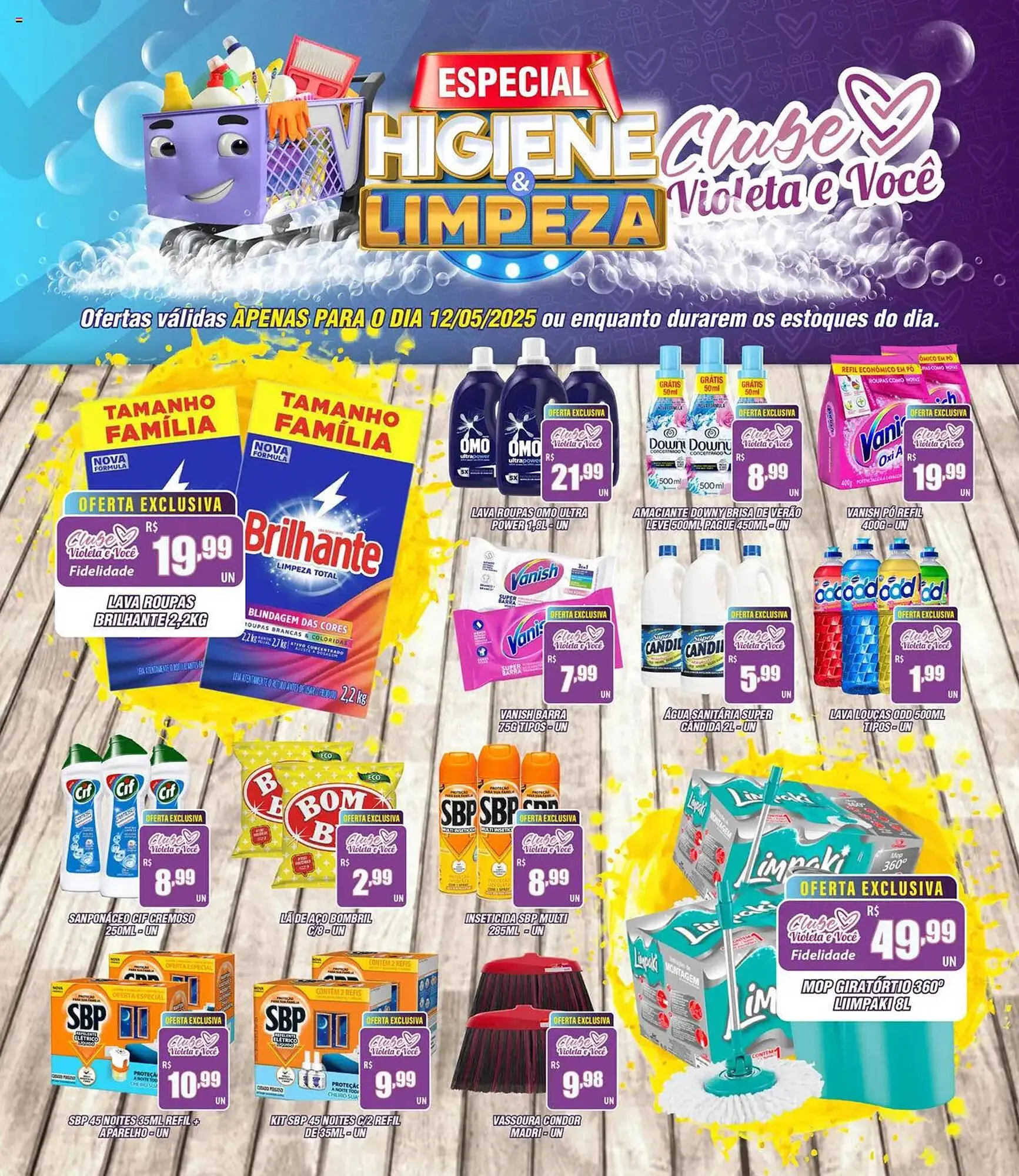 Encarte de Catálogo Violeta Supermercados 12 de maio até 13 de maio 2025 - Pagina 1