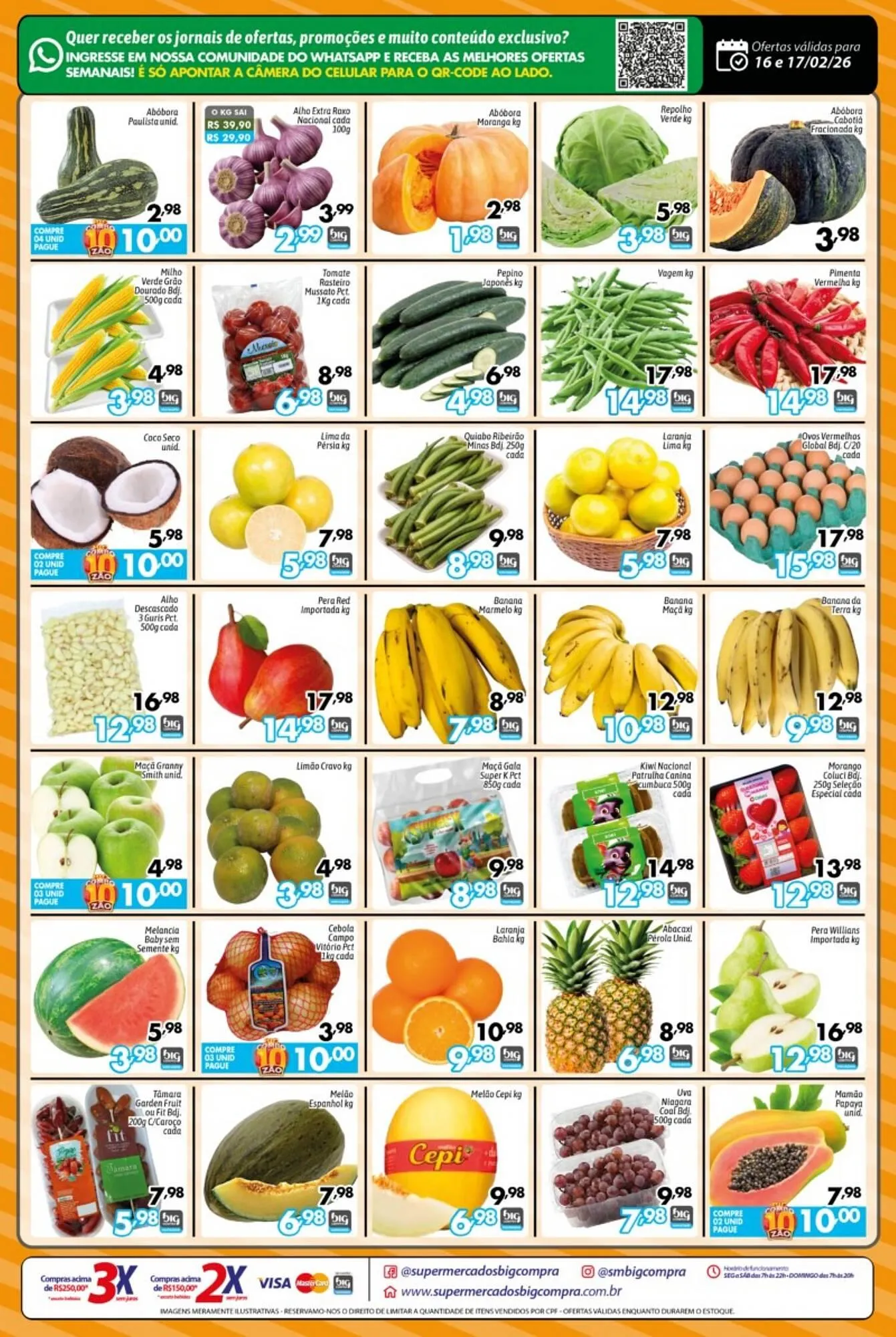 Encarte de Catálogo Supermercados Big Compra 16 de fevereiro até 17 de fevereiro 2026 - Pagina 2