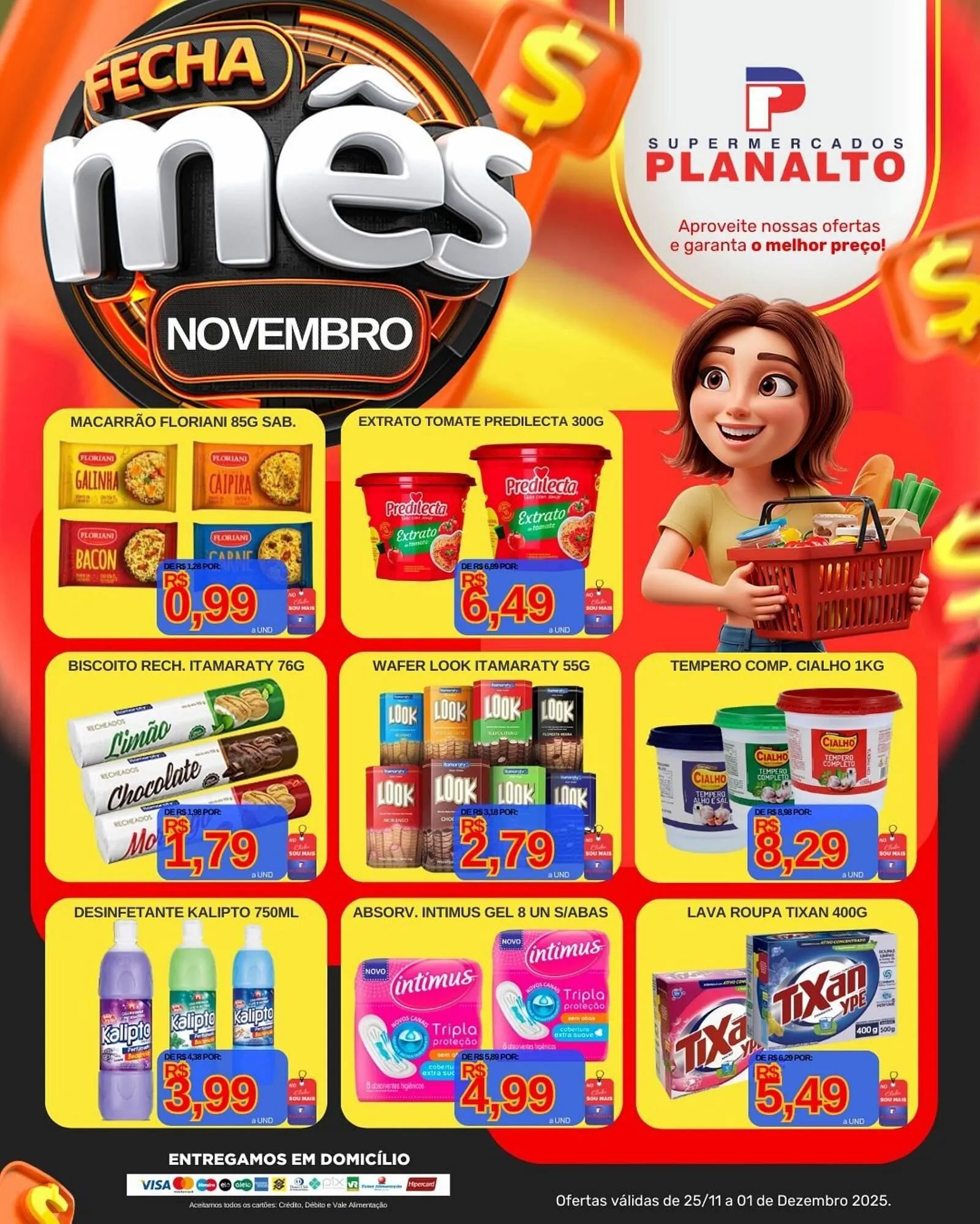 Encarte de Catálogo Supermercados Planalto 25 de novembro até 1 de dezembro 2025 - Pagina 1