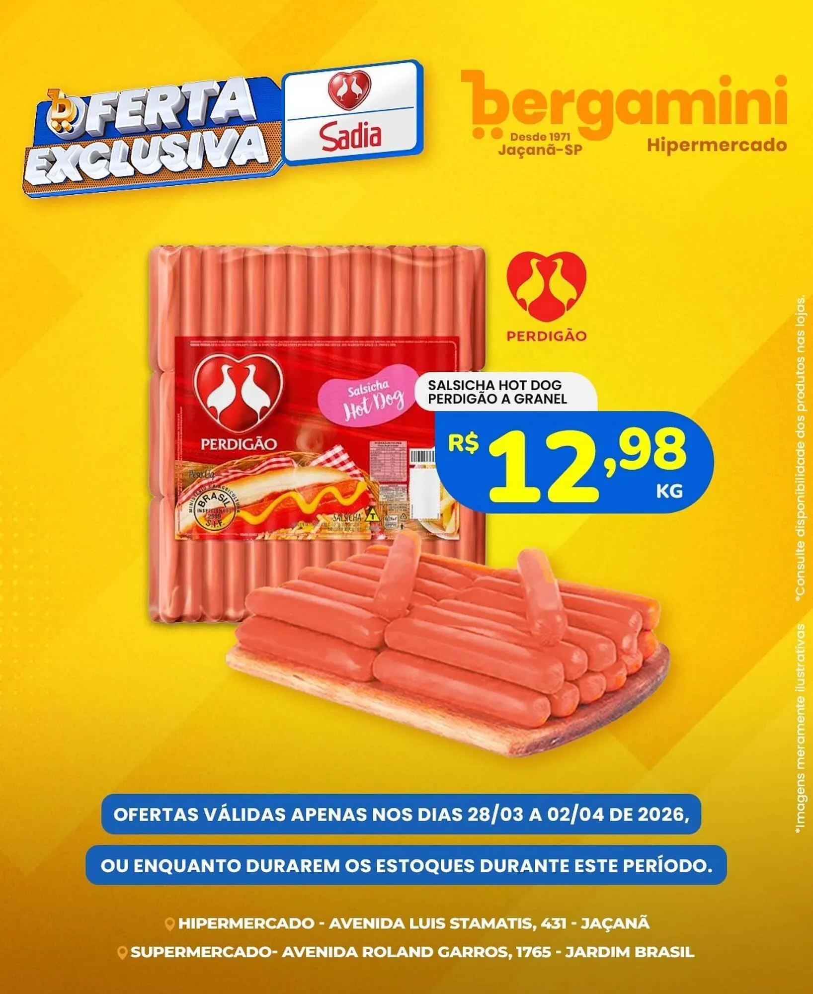 Encarte de Catálogo Supermercado Bergamini 30 de março até 2 de abril 2026 - Pagina 1