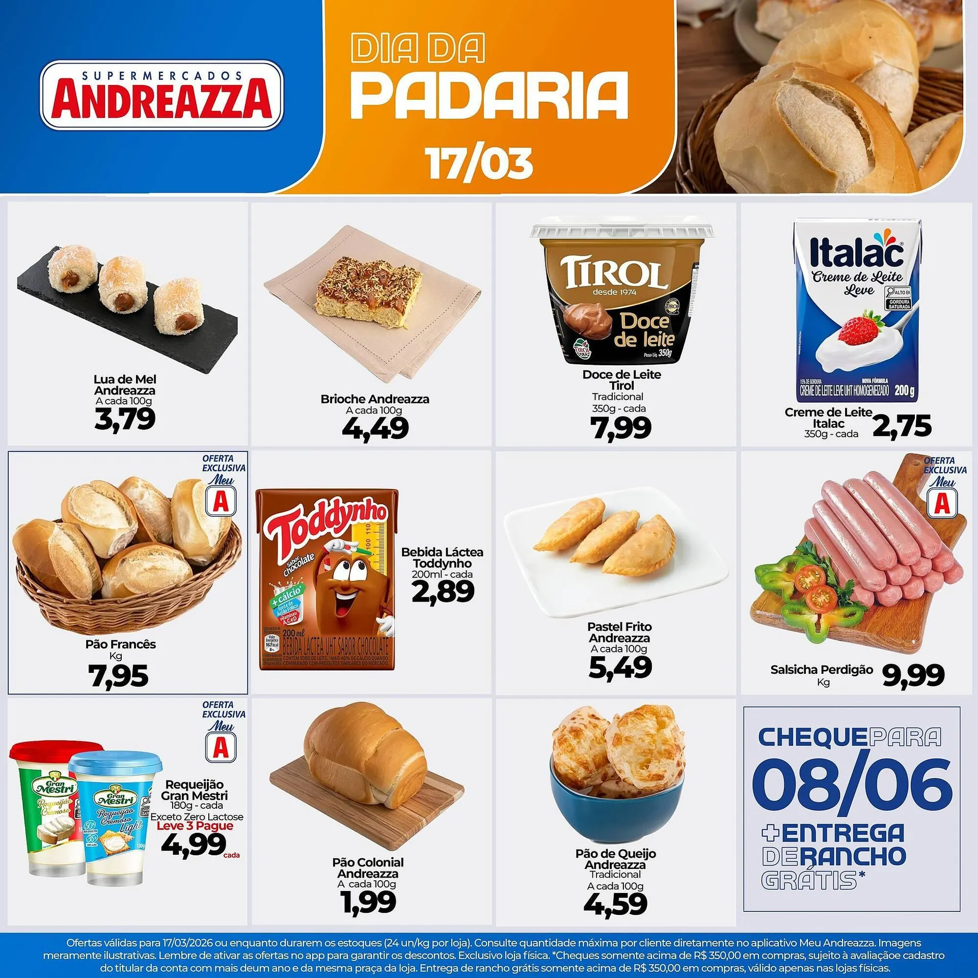 Encarte de Catálogo Supermercados Andreazza 17 de março até 17 de março 2026 - Pagina 1
