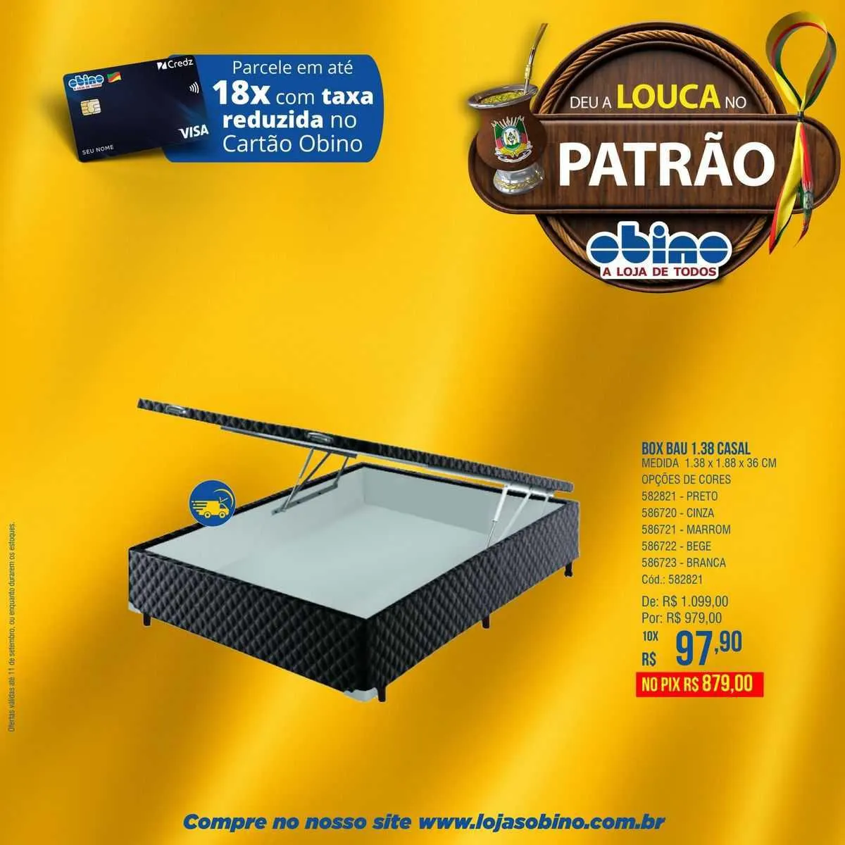 Encarte de Lojas Obino Folheto 31 de agosto até 13 de setembro 2023 - Pagina 8