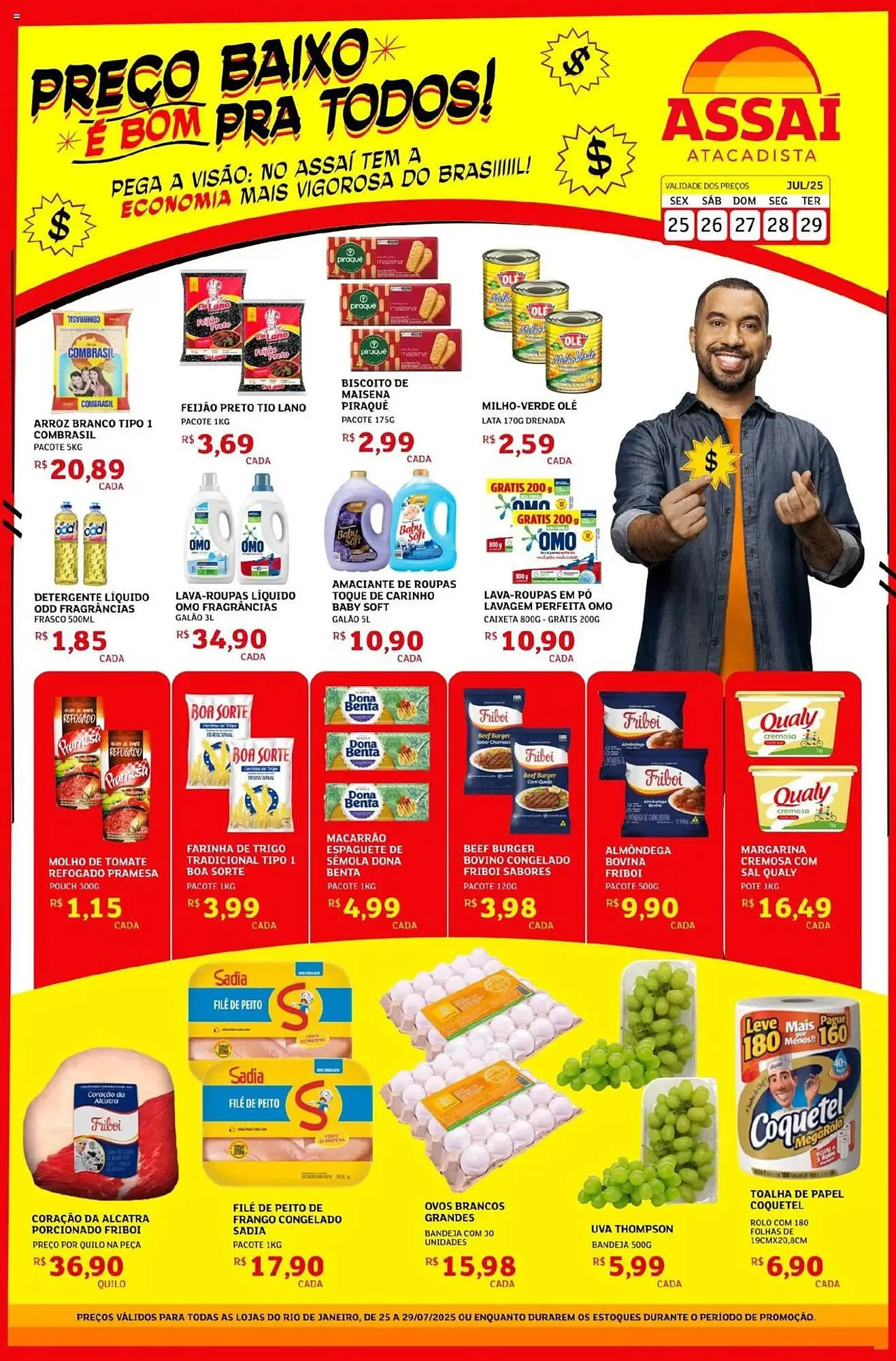 Encarte de Catálogo Assaí Atacadista 25 de julho até 29 de julho 2025 - Pagina 1
