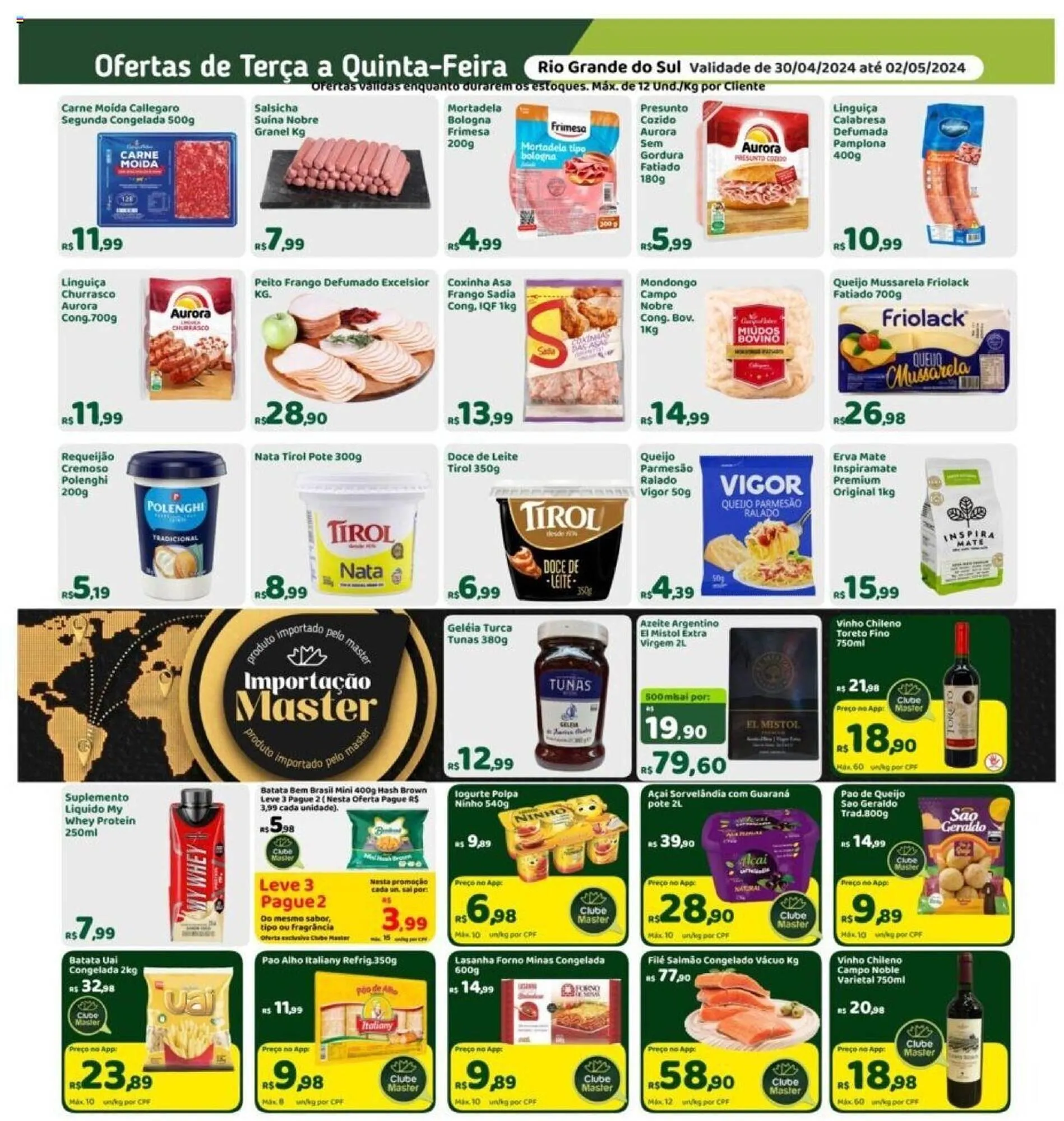 Encarte de Catálogo Master Supermercados 30 de abril até 2 de maio 2024 - Pagina 2