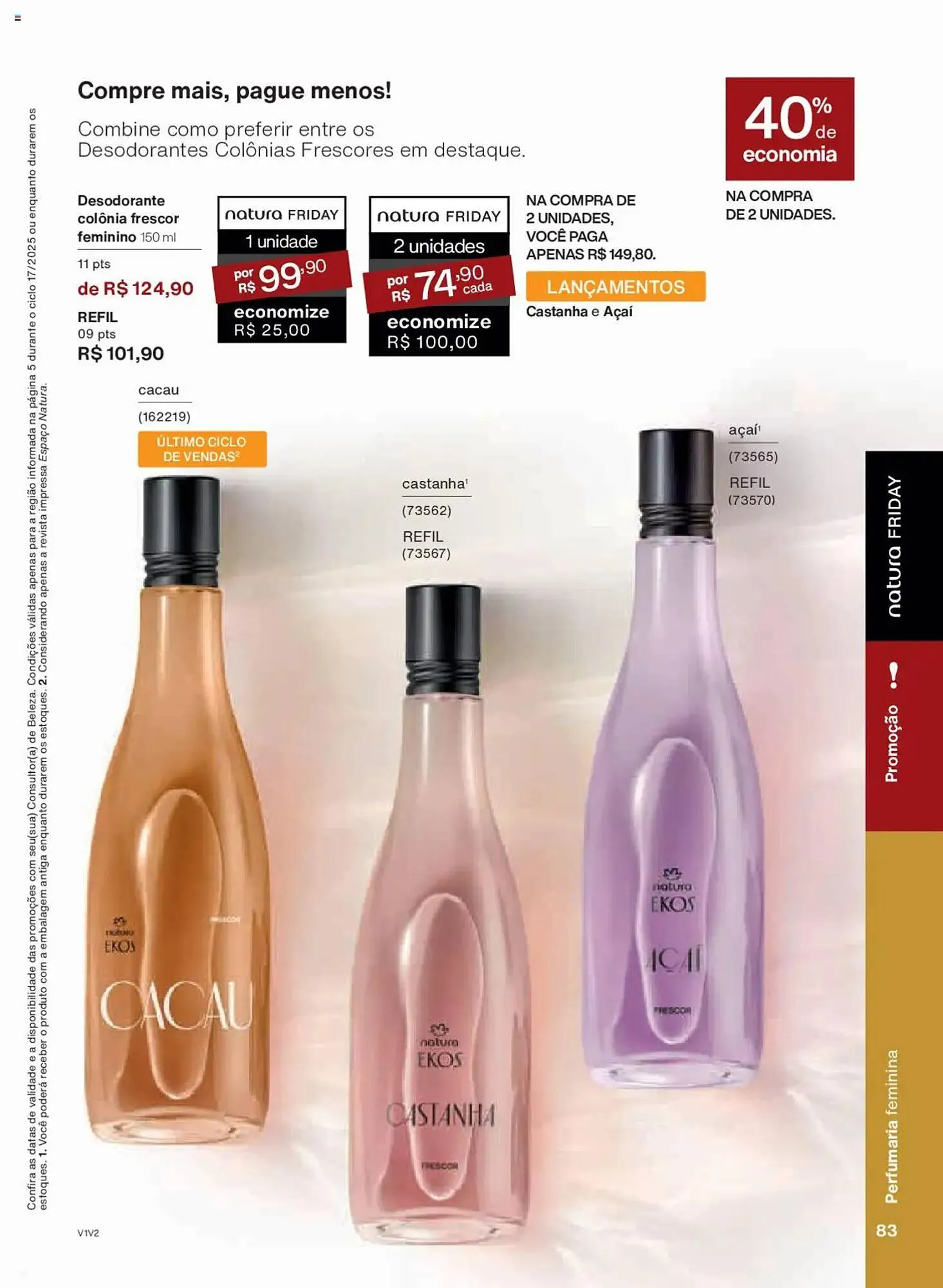 Encarte de Catálogo Natura 14 de outubro até 4 de novembro 2025 - Pagina 83