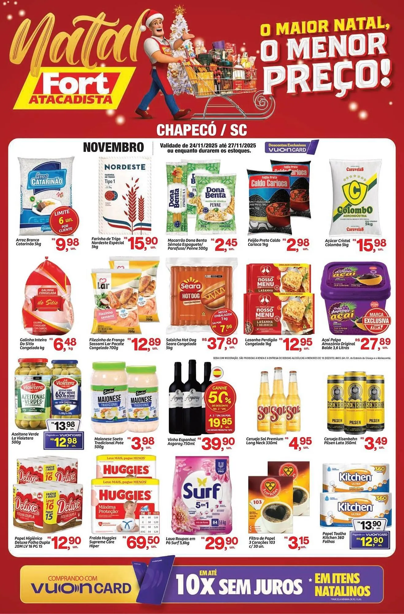 Encarte de Tabloide Fort Atacadista 24 de novembro até 27 de novembro 2025 - Pagina 1