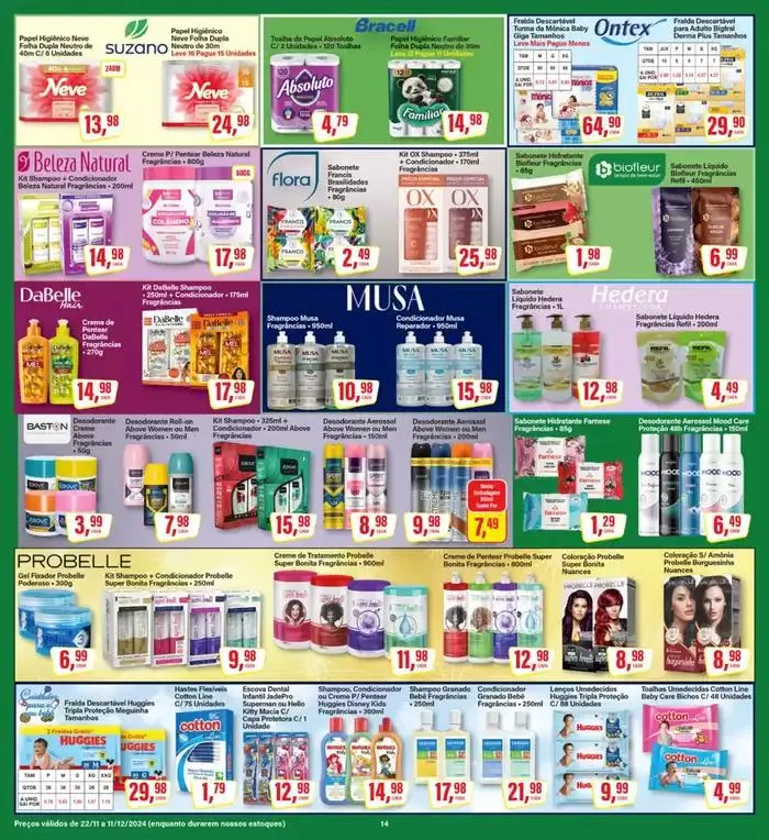 Encarte de Encarte Rede Supermarket 27 de novembro até 11 de dezembro 2024 - Pagina 14