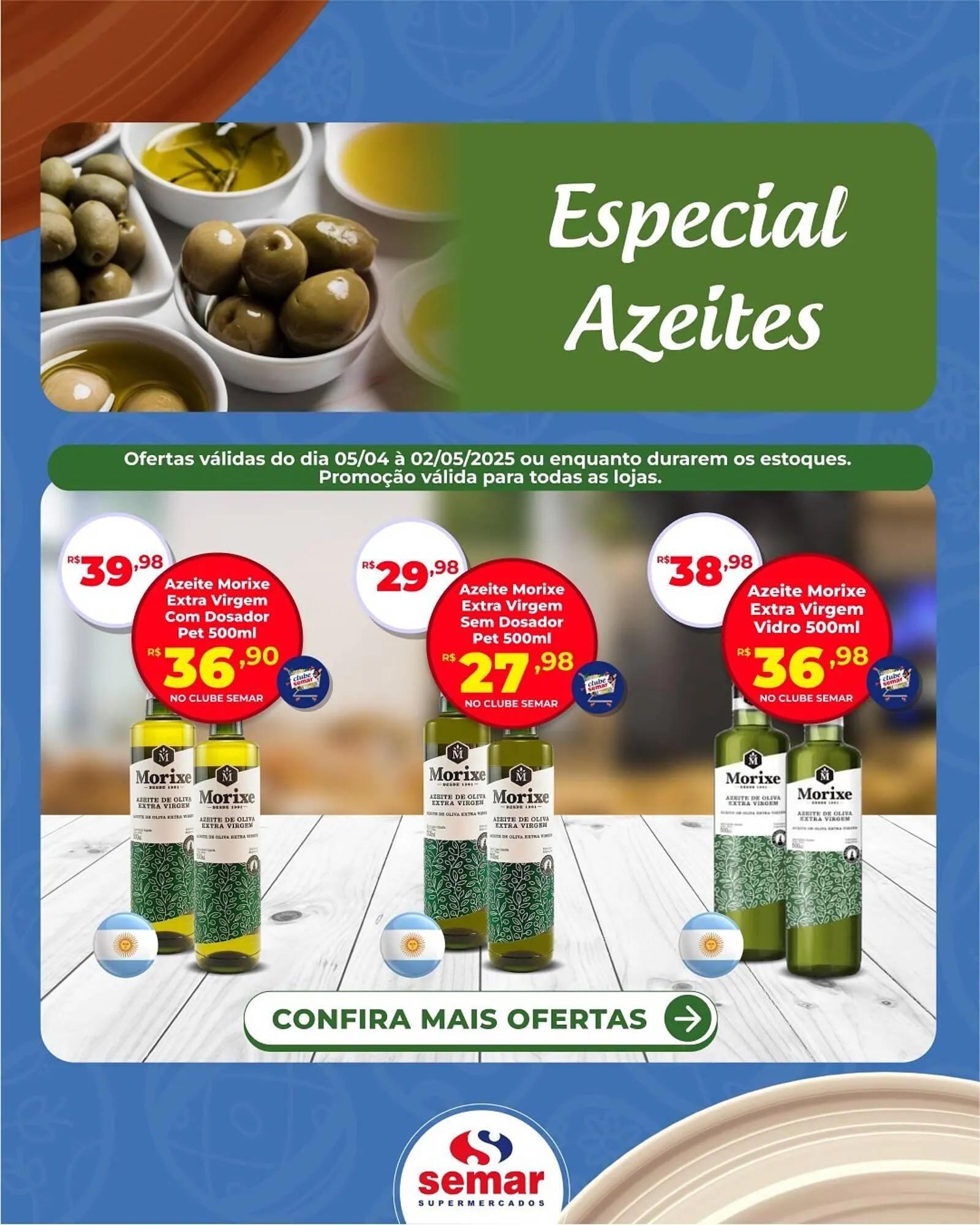 Encarte de Catálogo Semar Supermercado 9 de abril até 2 de maio 2025 - Pagina 1