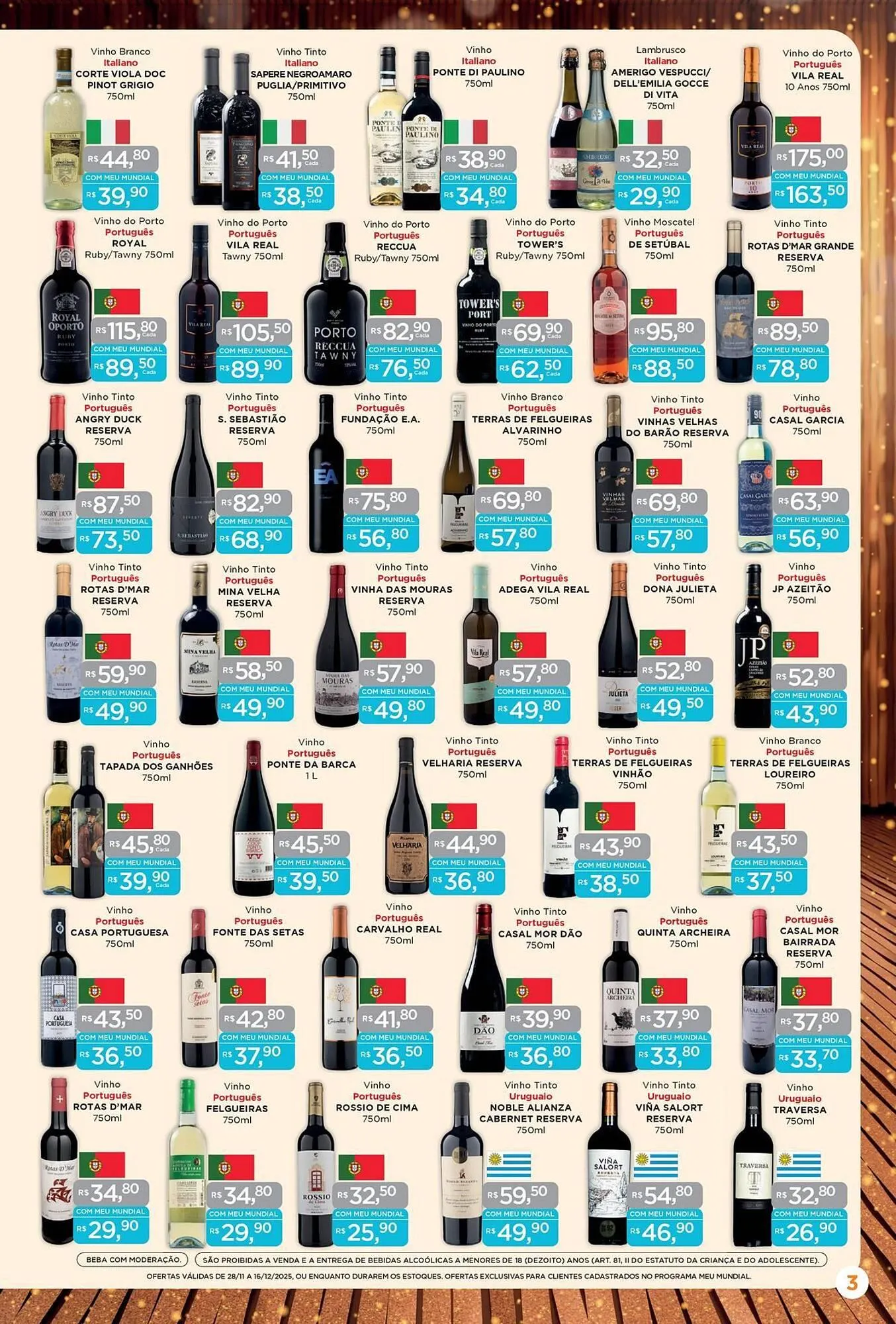 Encarte de Encarte Supermercados Mundial 28 de novembro até 17 de dezembro 2025 - Pagina 3