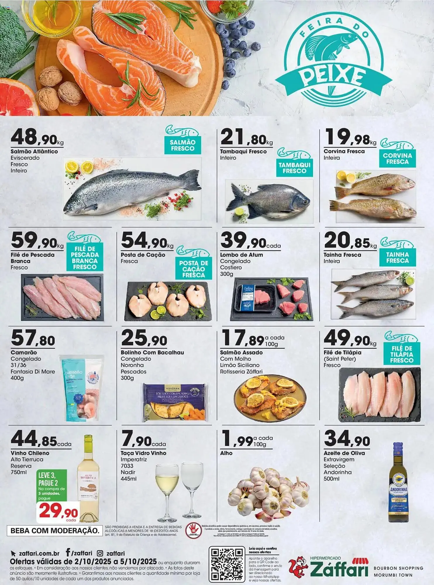 Encarte de Encarte Zaffari 2 de outubro até 5 de outubro 2025 - Pagina 1