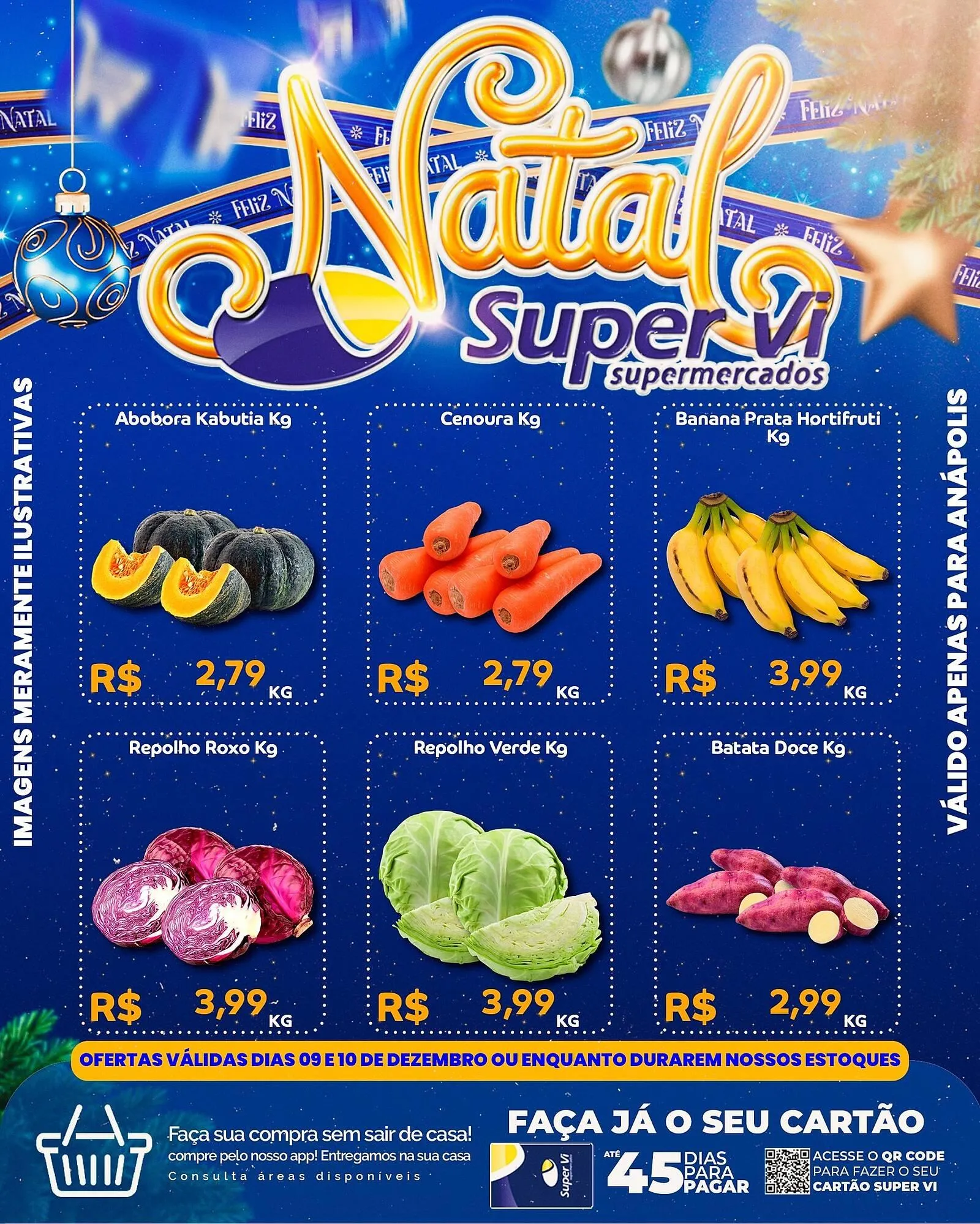 Encarte de Catálogo Super Vi Supermercados 9 de dezembro até 10 de dezembro 2025 - Pagina 1