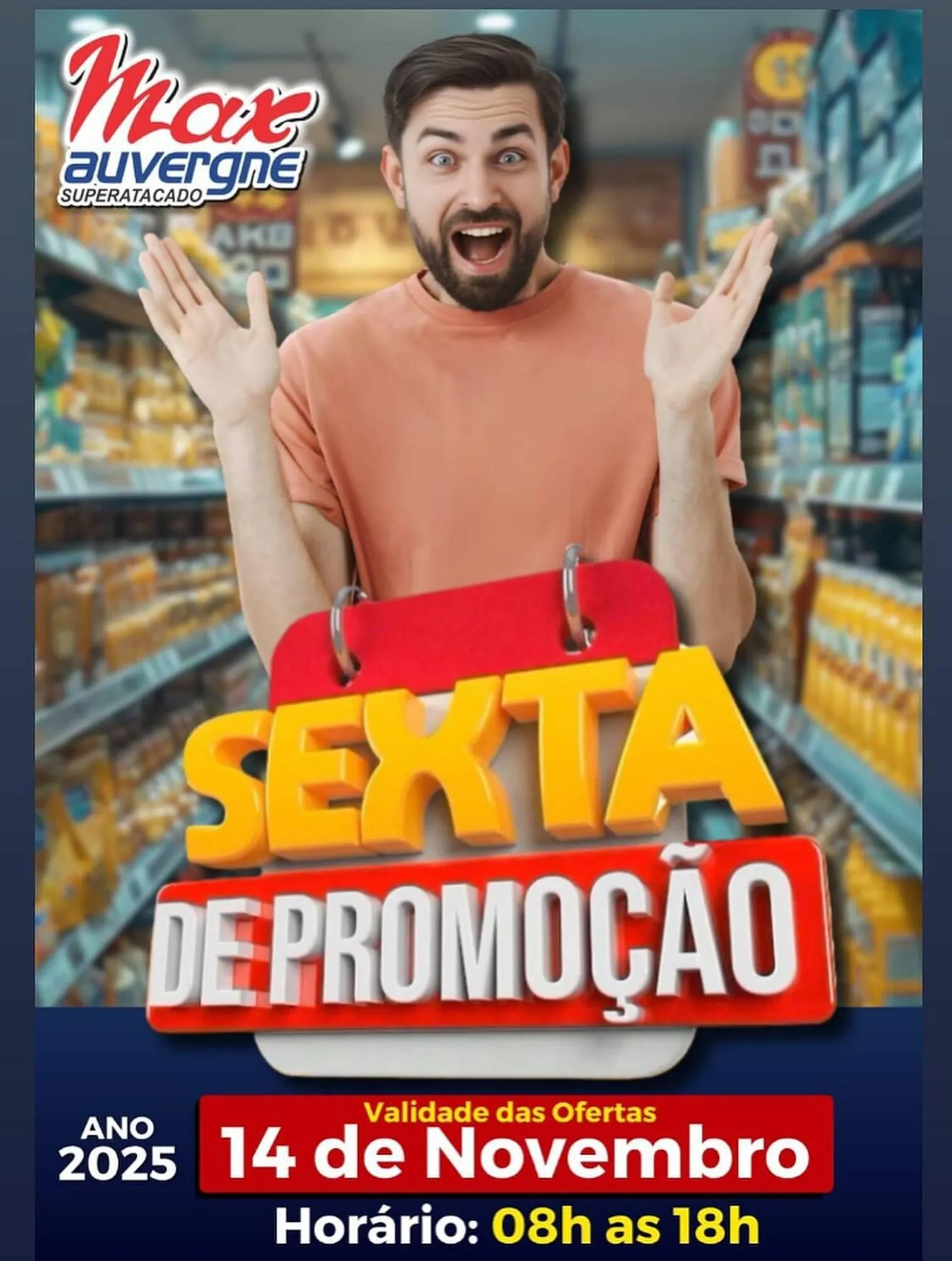 Encarte de Catálogo Max Auvergne Superatacado 14 de novembro até 14 de novembro 2025 - Pagina 1