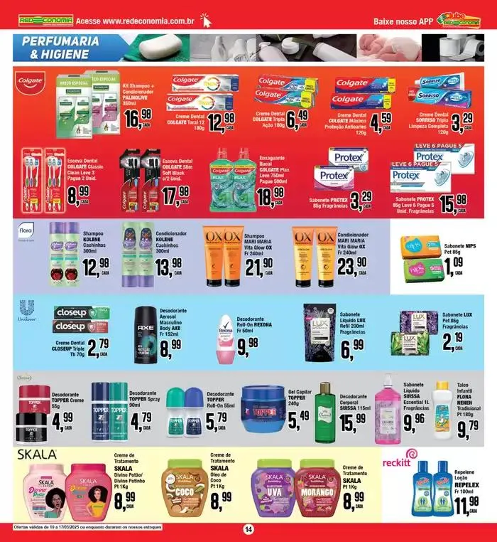Encarte de Ofertas Rede Economia 10 de março até 17 de março 2025 - Pagina 7