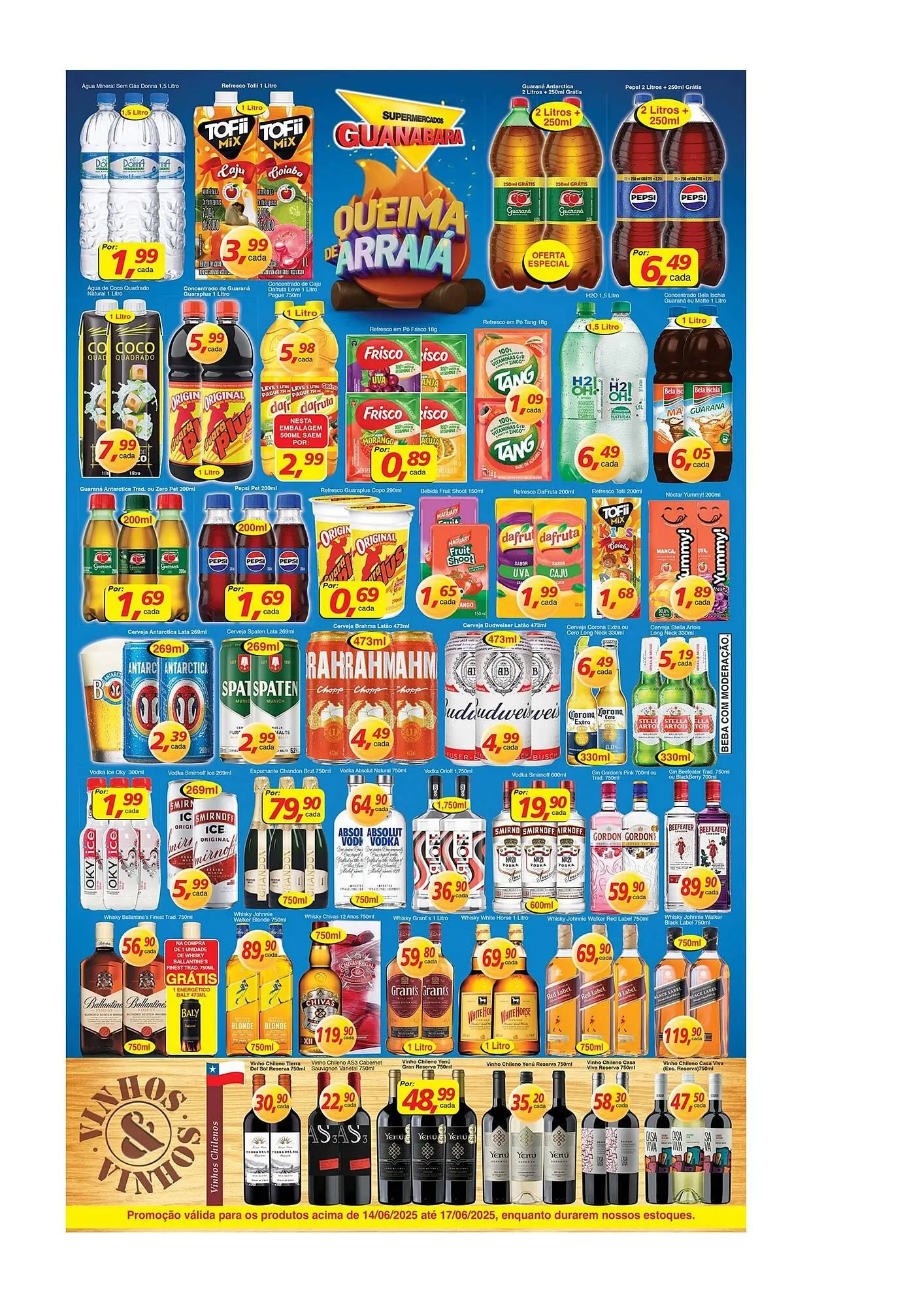 Encarte de Catálogo Supermercados Guanabara 14 de junho até 17 de junho 2025 - Pagina 6