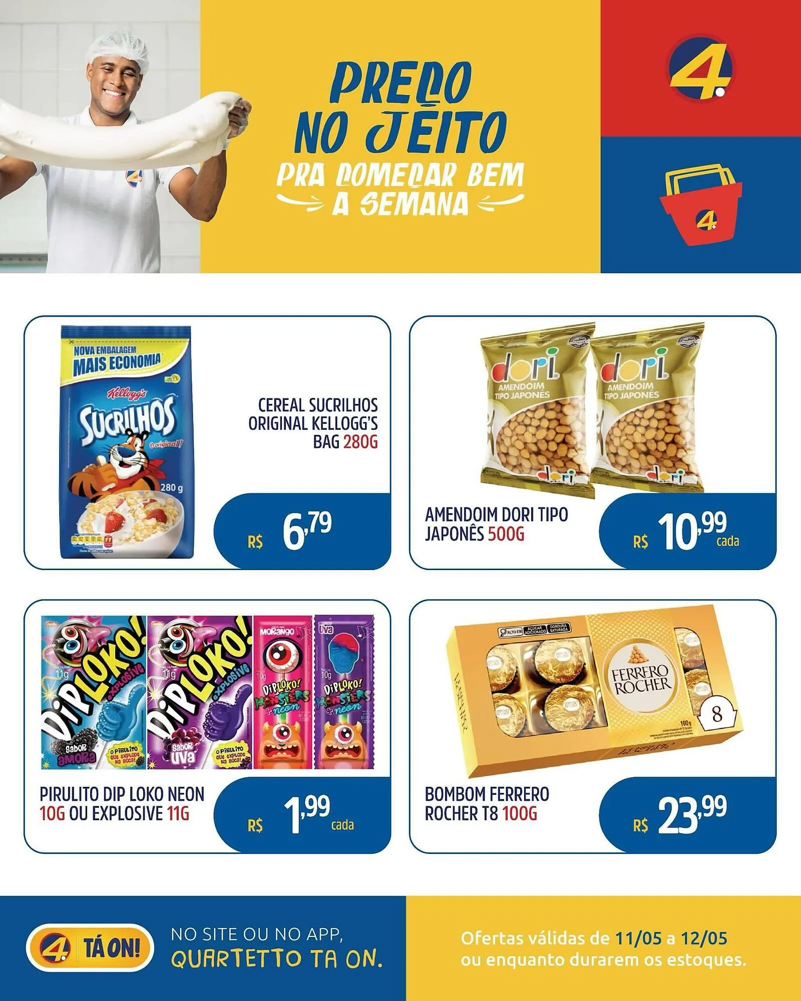 Encarte de Catálogo Quartetto Supermercados 11 de maio até 12 de maio 2026 - Pagina 5