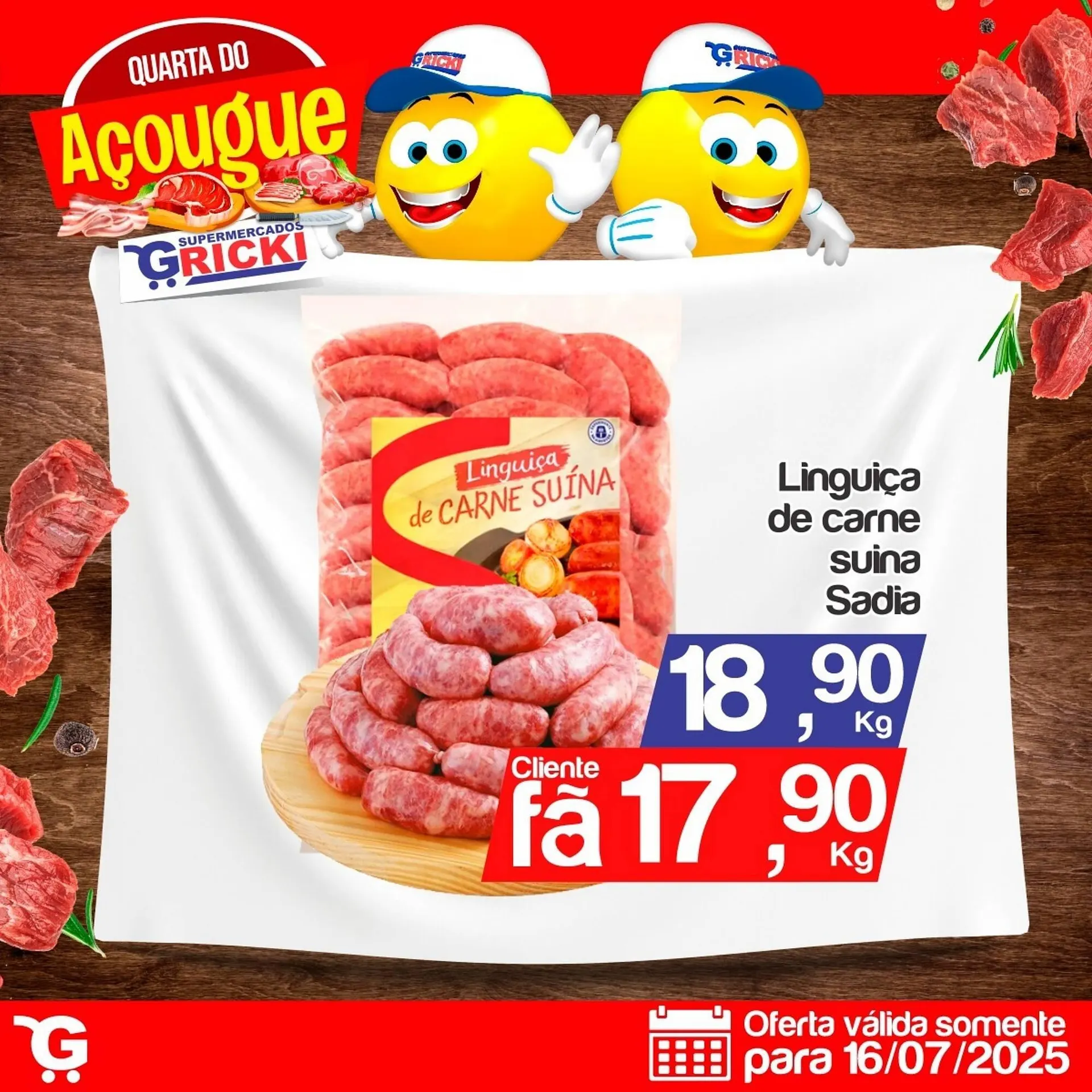 Encarte de Catálogo Supermercados Gricki 16 de julho até 16 de julho 2025 - Pagina 4