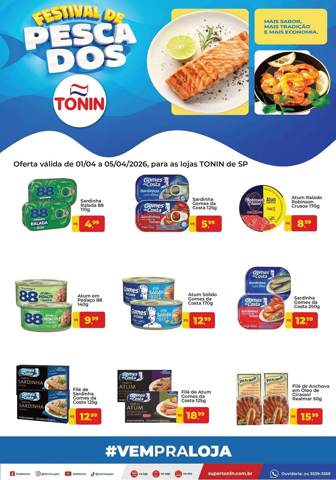 Encarte de Catálogo Tonin Superatacado 1 de abril até 5 de abril 2026 - Pagina 1
