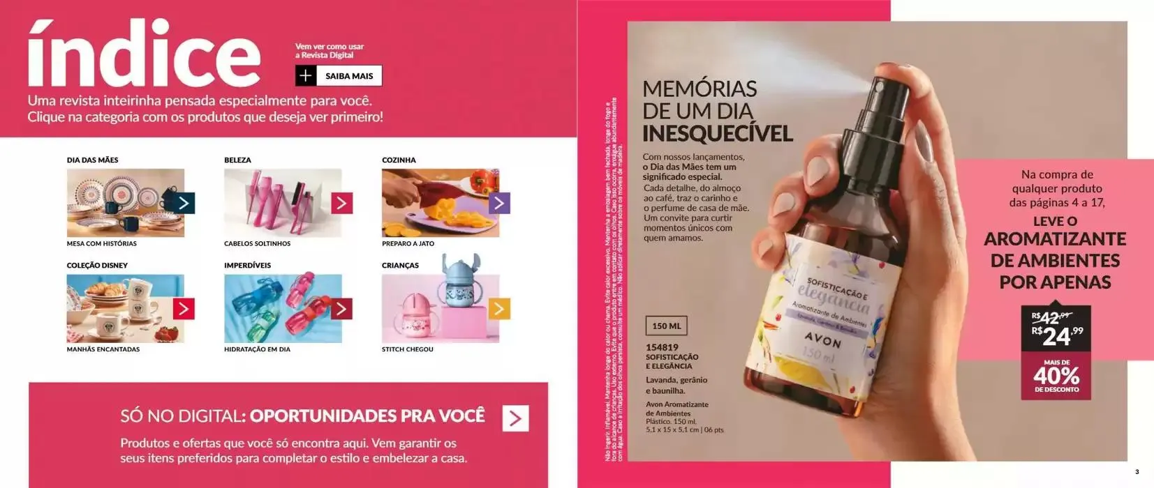 Encarte de Avon Revista Casa & Estilo Ciclo 6/2025 1 de junho até 30 de junho 2025 - Pagina 2